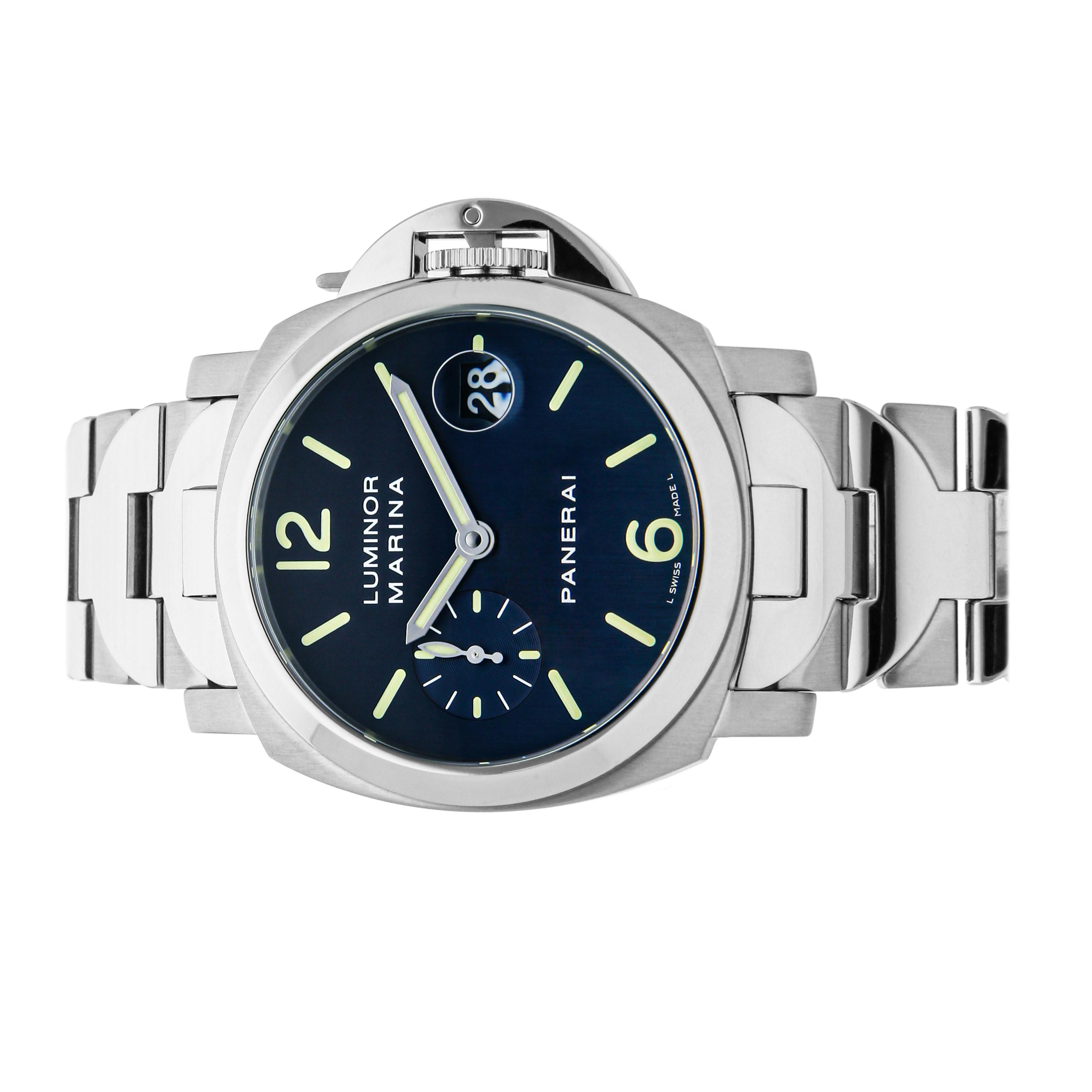 Pre Owned Panerai Luminor Marina PAM 120 Govberg Jewelers