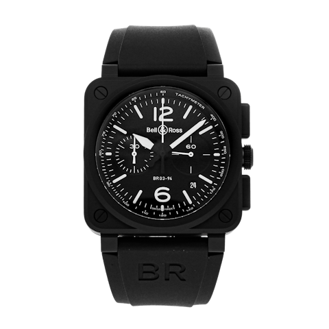 Vertical Pre-Owned Bell & Ross Chronograph BR-03-94