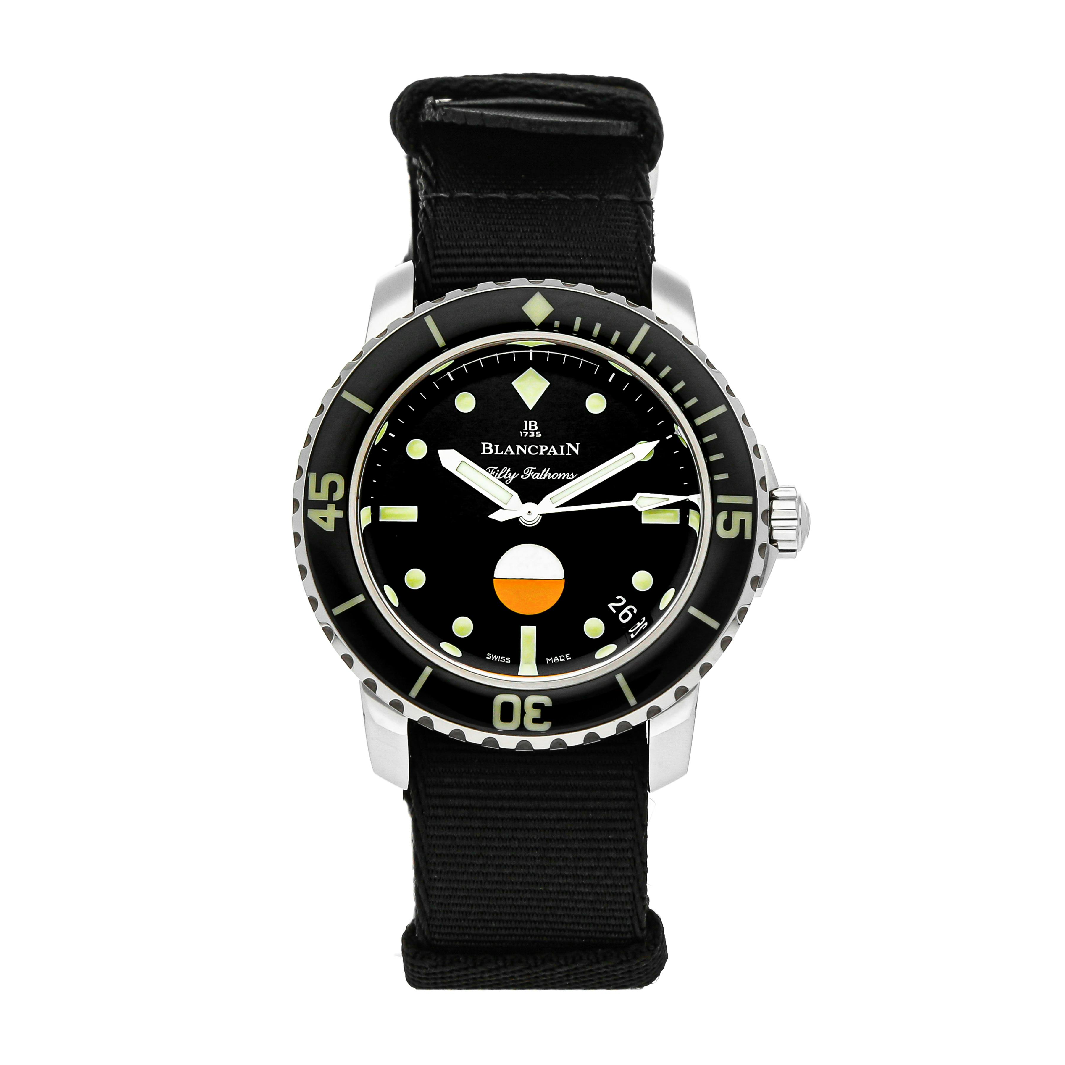 Pre Owned Blancpain Fifty Fathoms Automatique 5008 1130 NABA