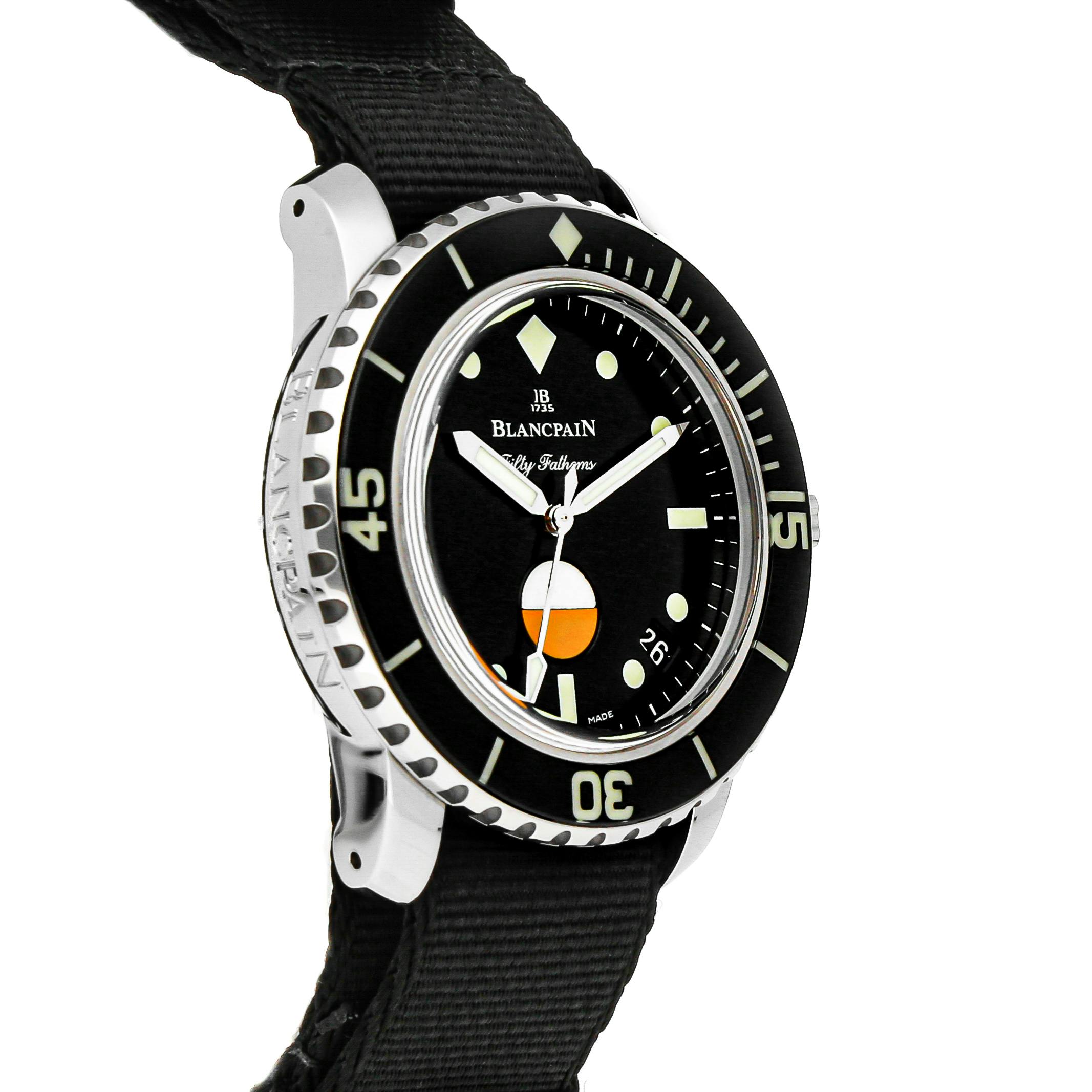 Pre Owned Blancpain Fifty Fathoms Automatique 5008 1130 NABA