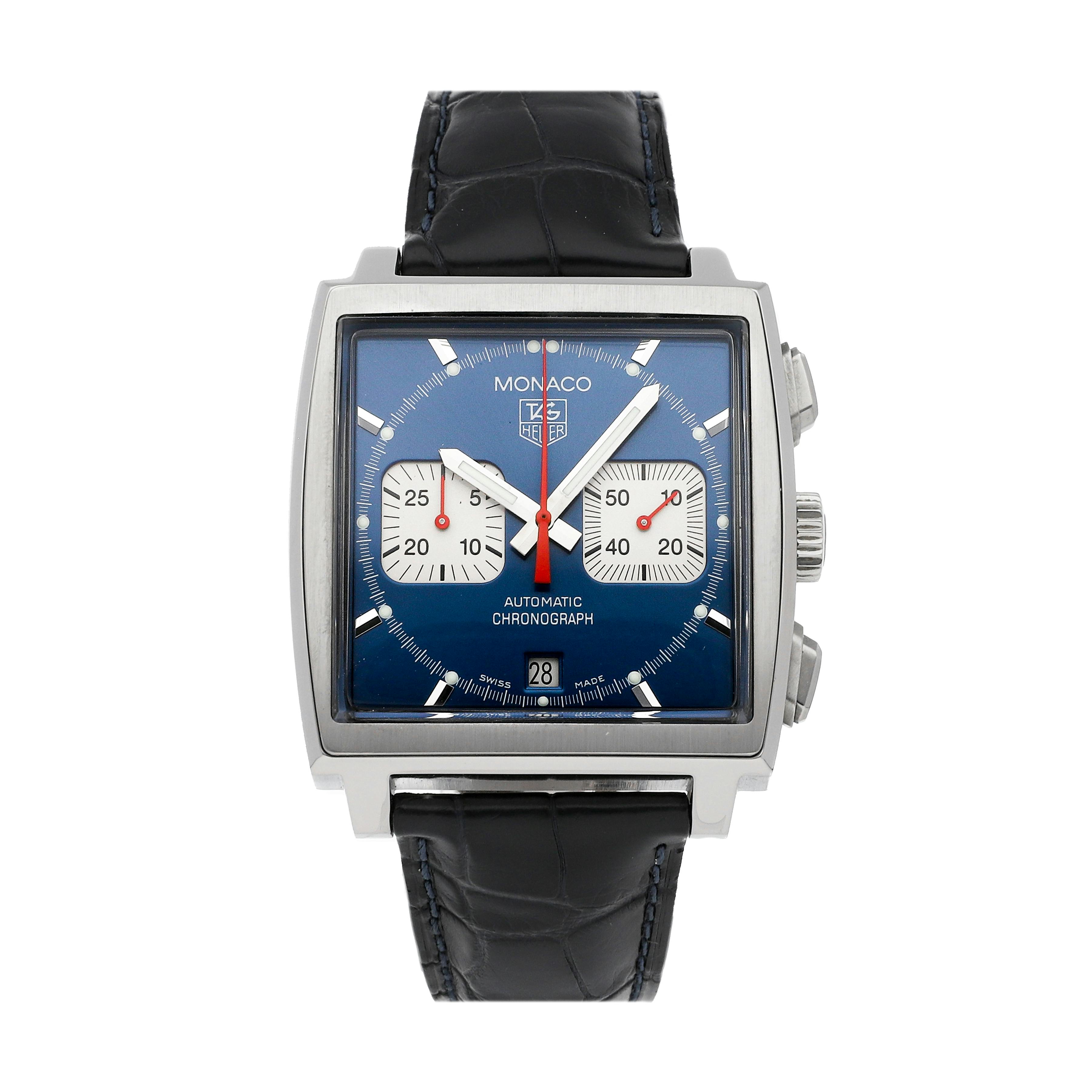 Pre Owned Tag Heuer Monaco Calibre 17 Steve McQueen CW2113.FC6183