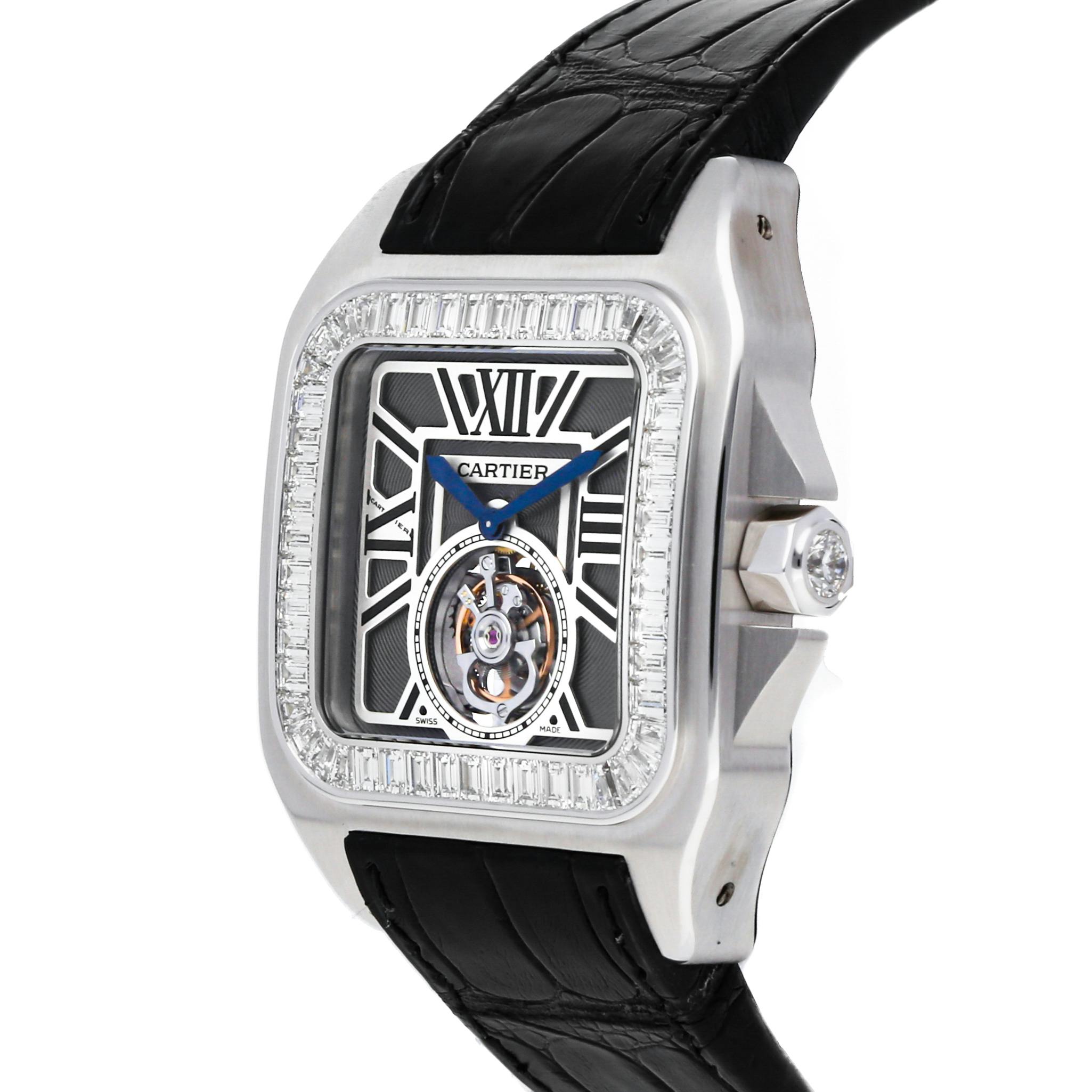 Pre Owned Cartier Santos 100 XL Tourbillon HPI00312 Govberg Jewelers