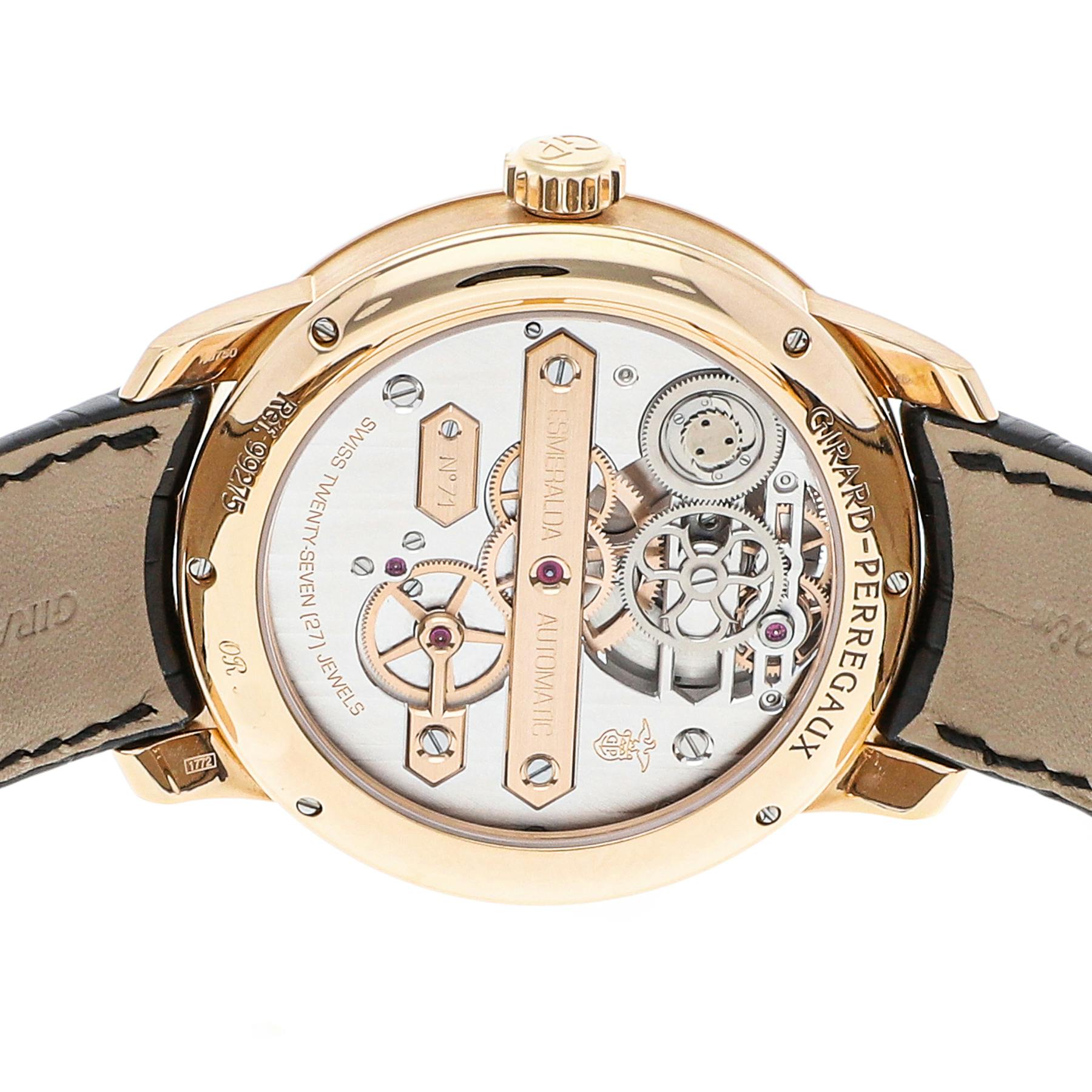 Pre Owned Girard Perregaux La Esmeralda Tourbillon 99275 52 000