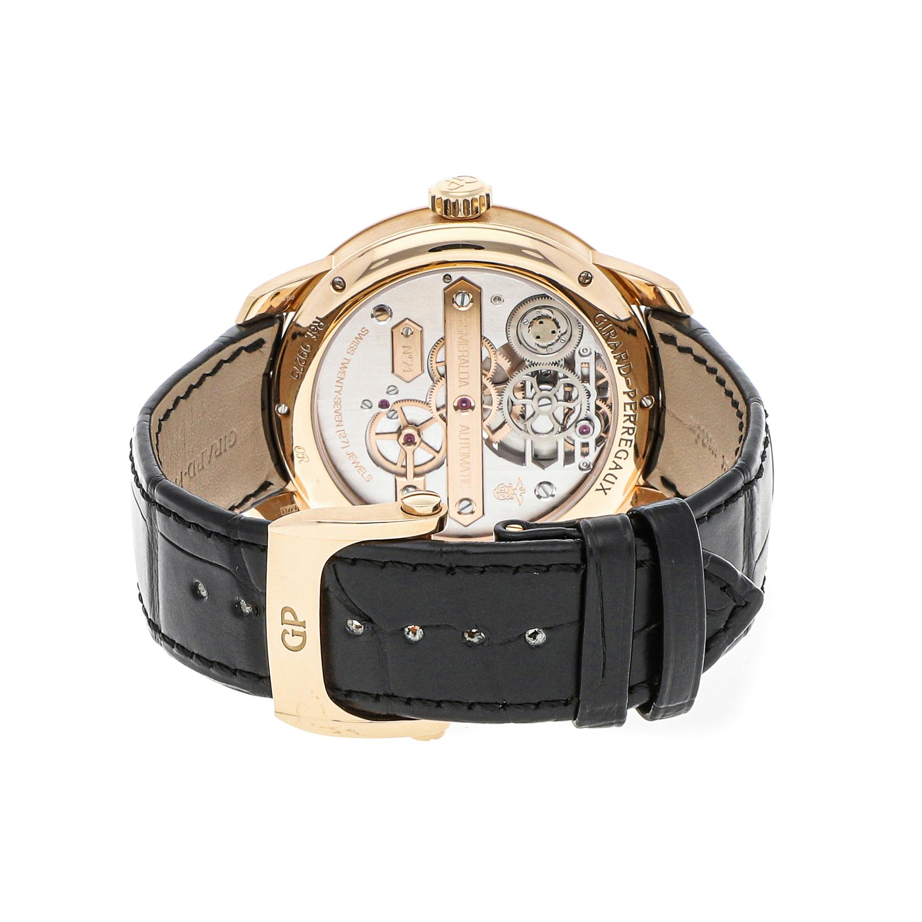 Pre Owned Girard Perregaux La Esmeralda Tourbillon 99275 52 000