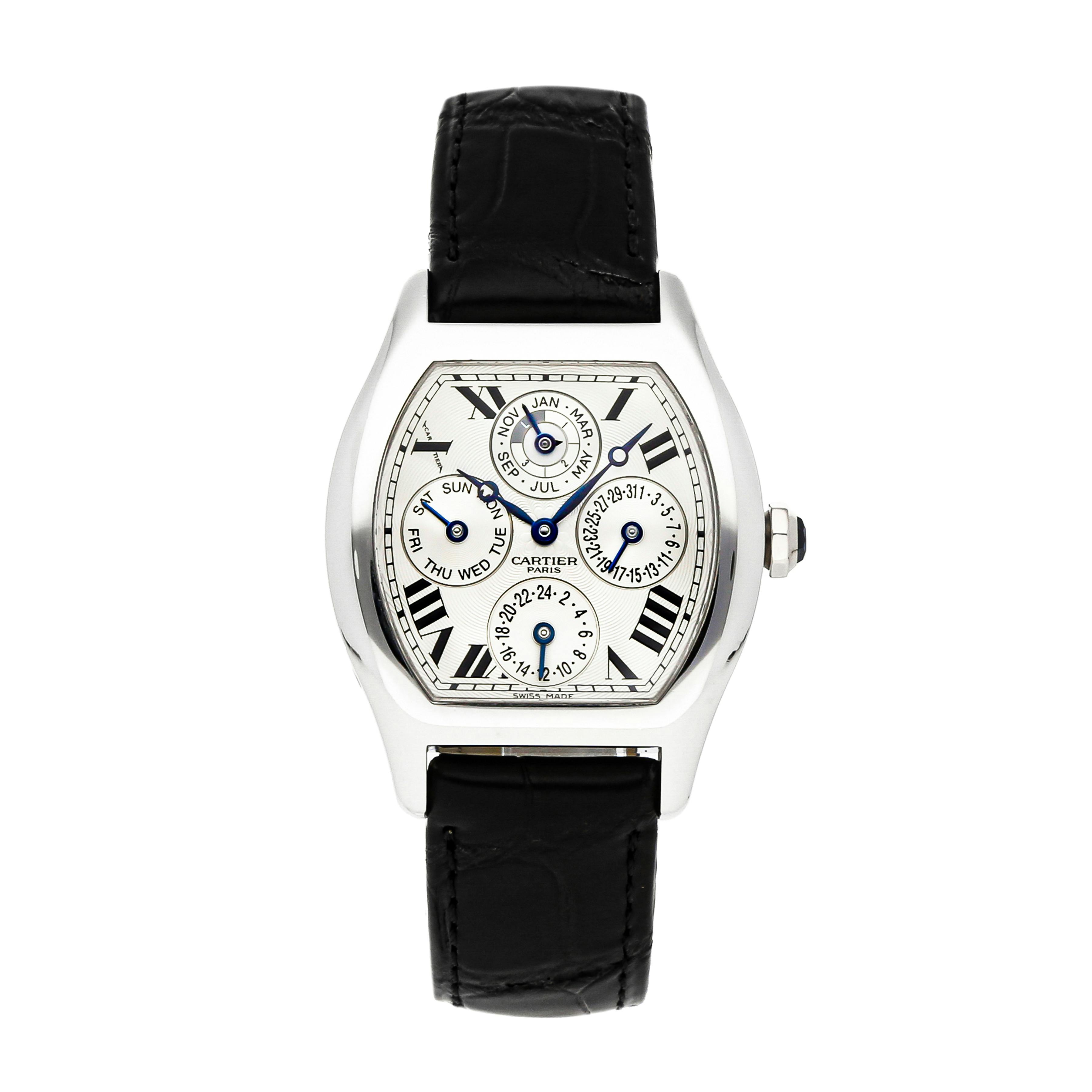 Pre Owned Cartier Tortue Perpetual Calendar W1540551 WatchBox