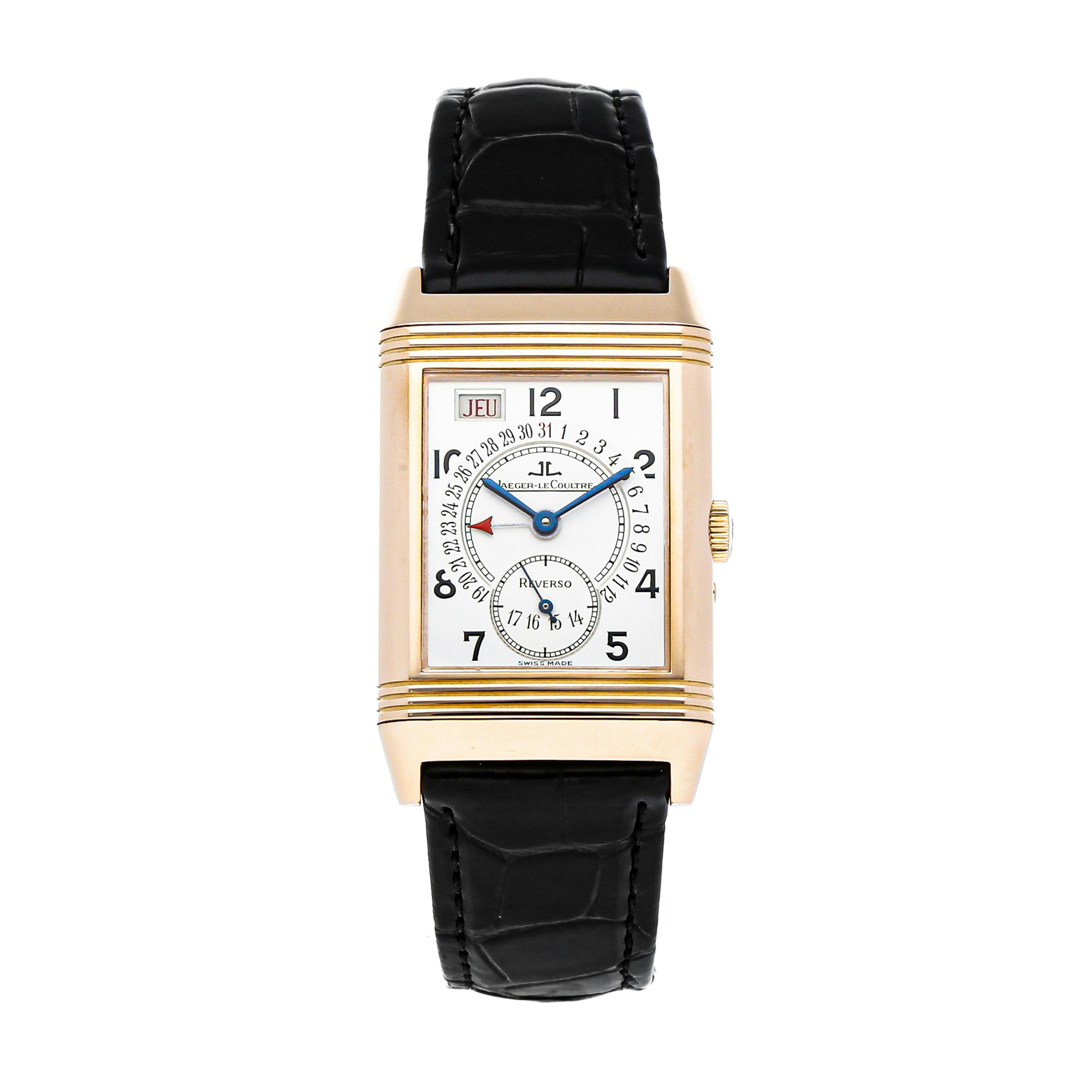 Pre Owned Jaeger LeCoultre Reverso Date French Q273242F Govberg