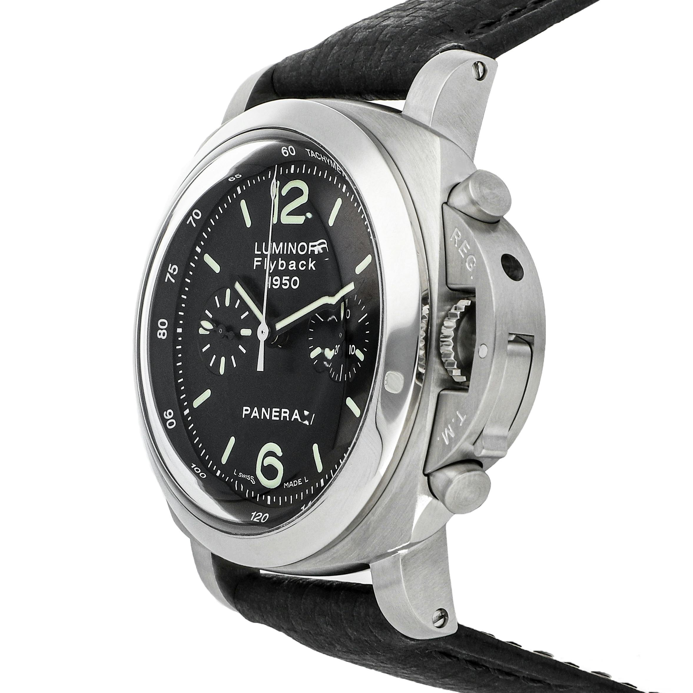 Pre Owned Panerai Luminor 1950 Flyback Chronograph PAM 212 WatchBox