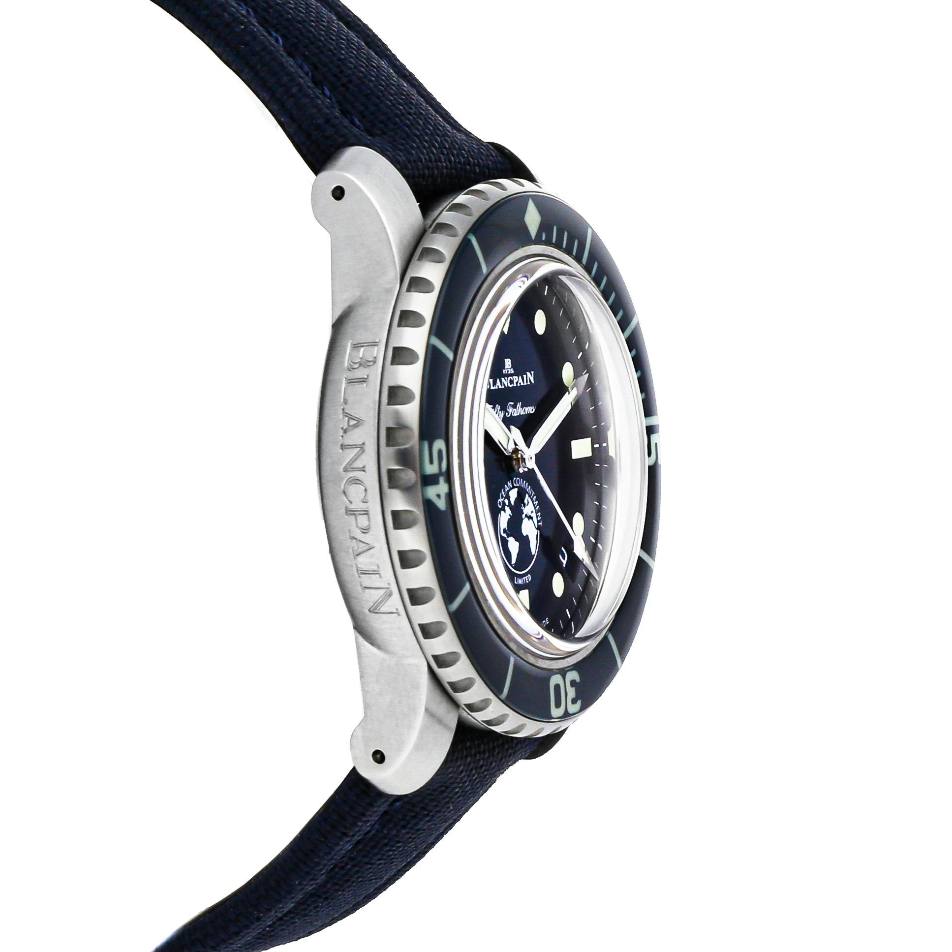 Pre Owned Blancpain Fifty Fathoms Ocean Commitment III Limited