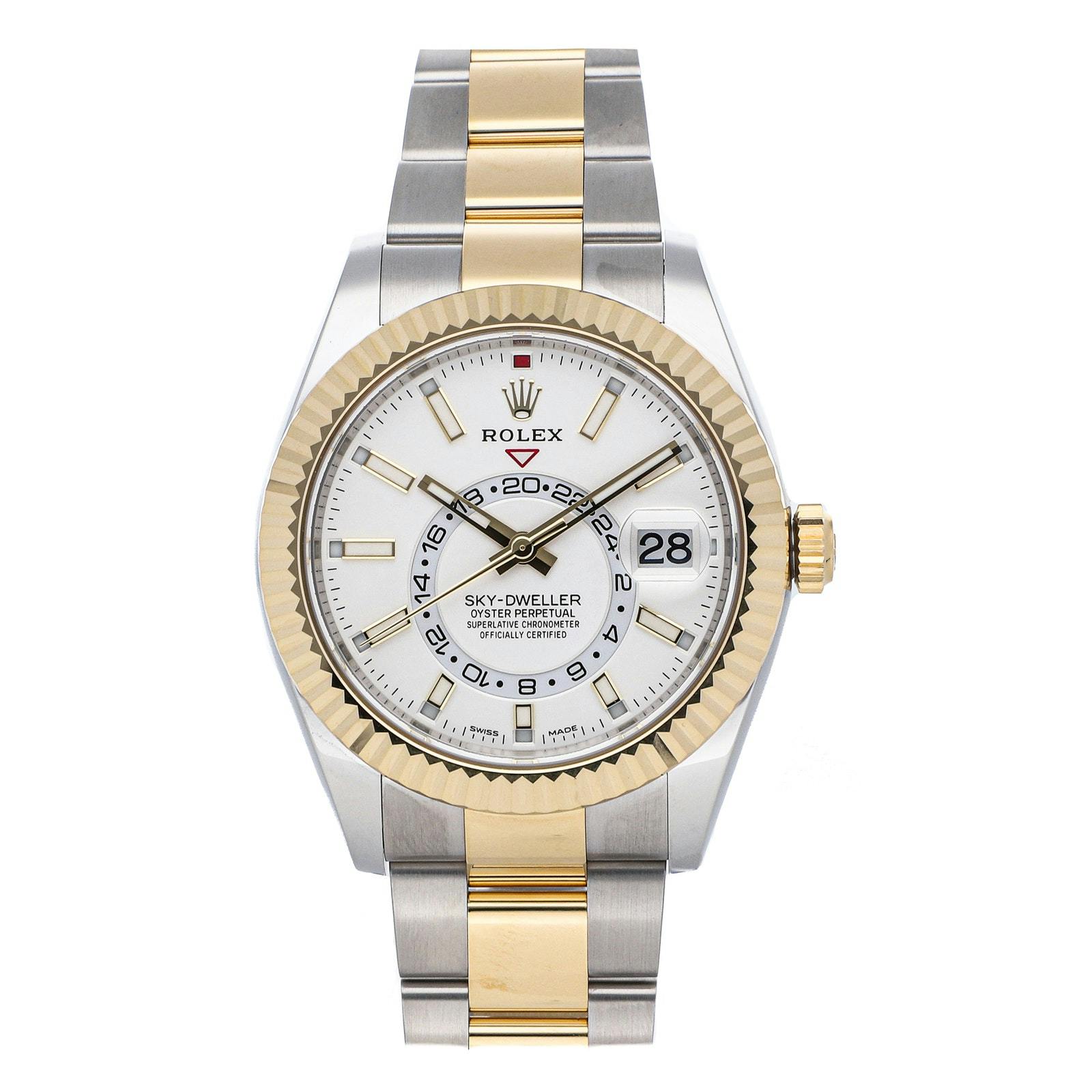 second hand rolex sky dweller
