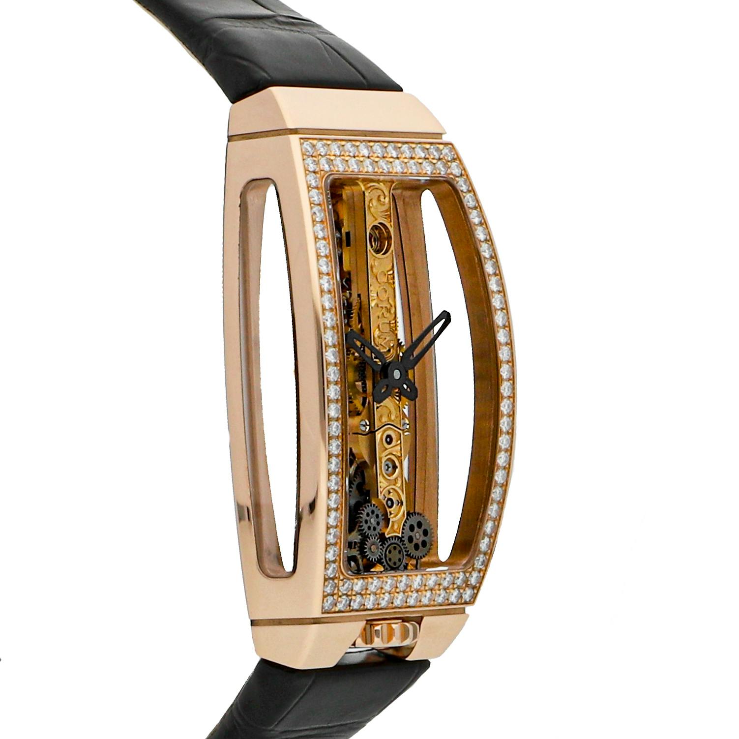 Pre Owned Corum Miss Golden Bridge 113.102.85 0001 0000 Govberg