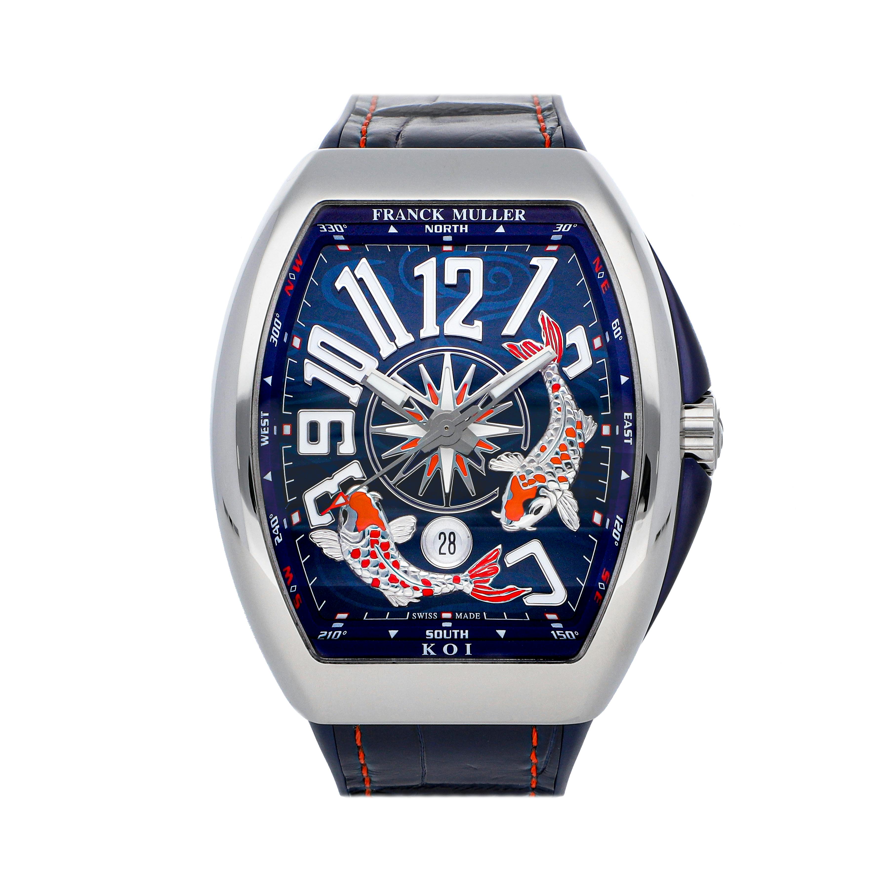 Pre Owned Franck Muller Vanguard KOI Limited Edition V45YTSCDTACBL