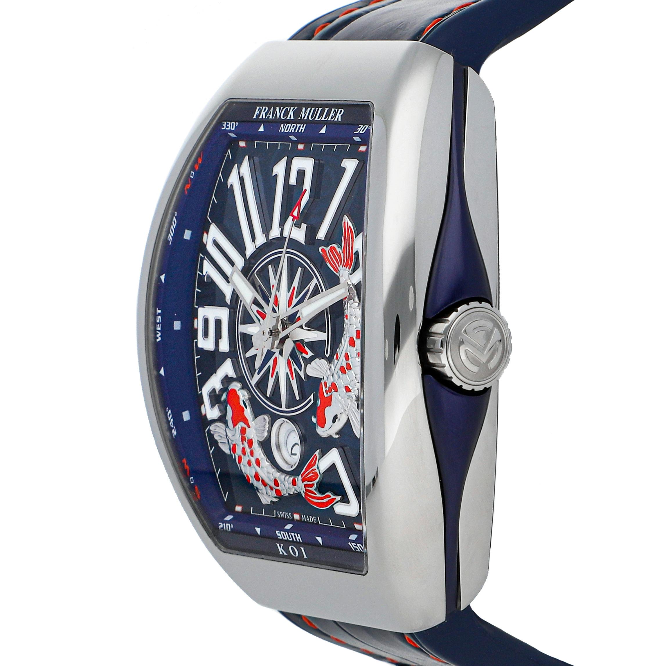 Pre Owned Franck Muller Vanguard KOI Limited Edition V45YTSCDTACBL