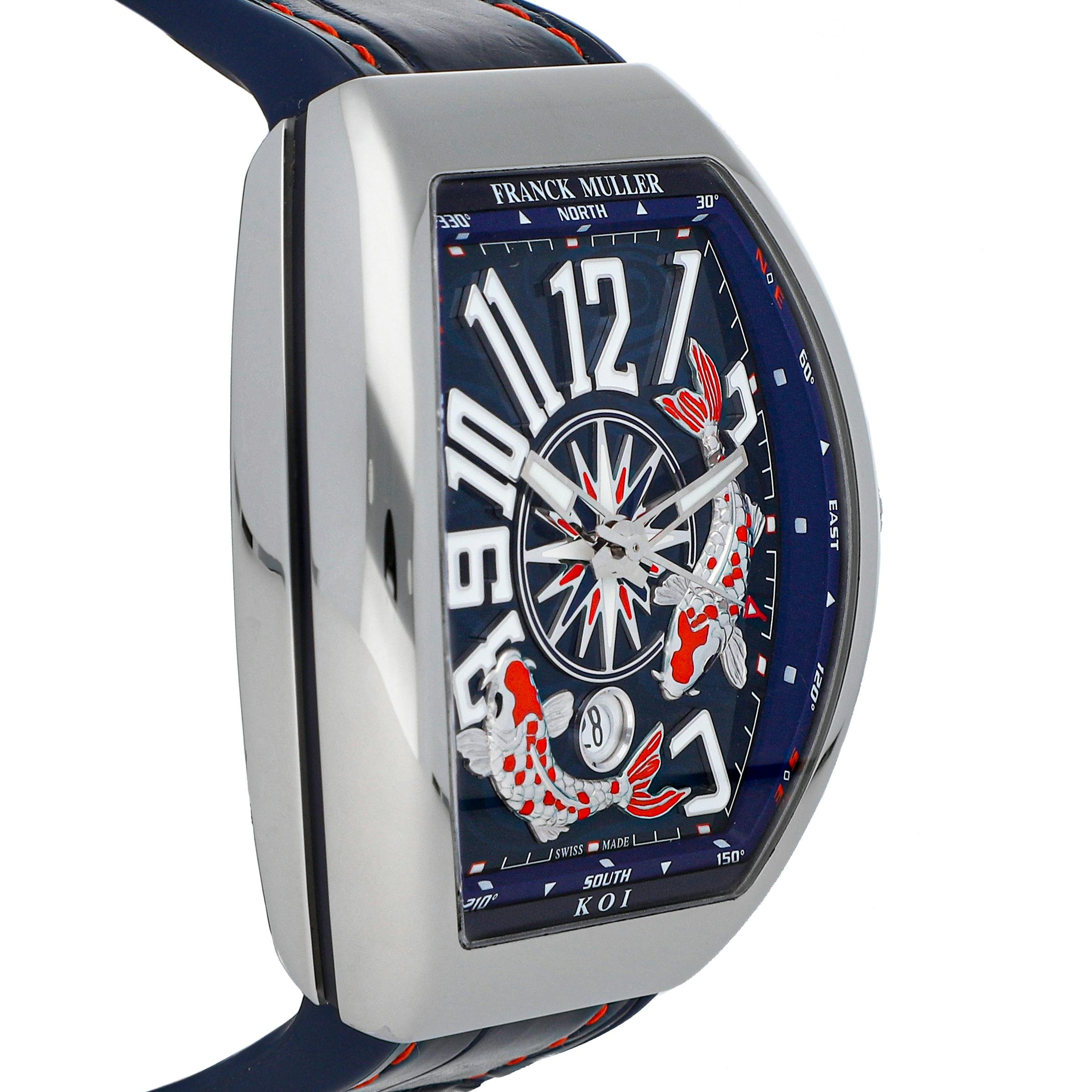 Pre Owned Franck Muller Vanguard KOI Limited Edition V45YTSCDTACBL