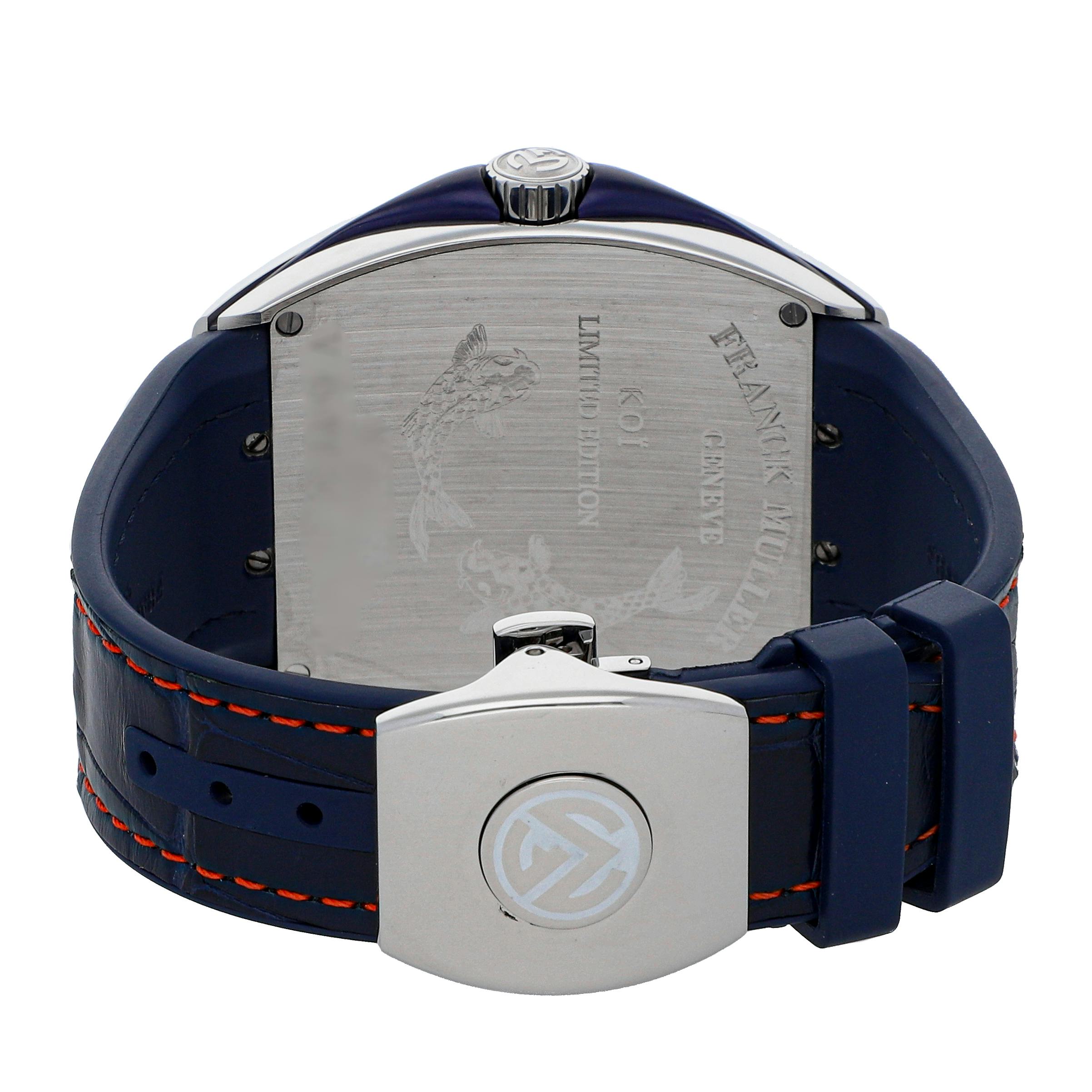 Pre Owned Franck Muller Vanguard KOI Limited Edition V45YTSCDTACBL