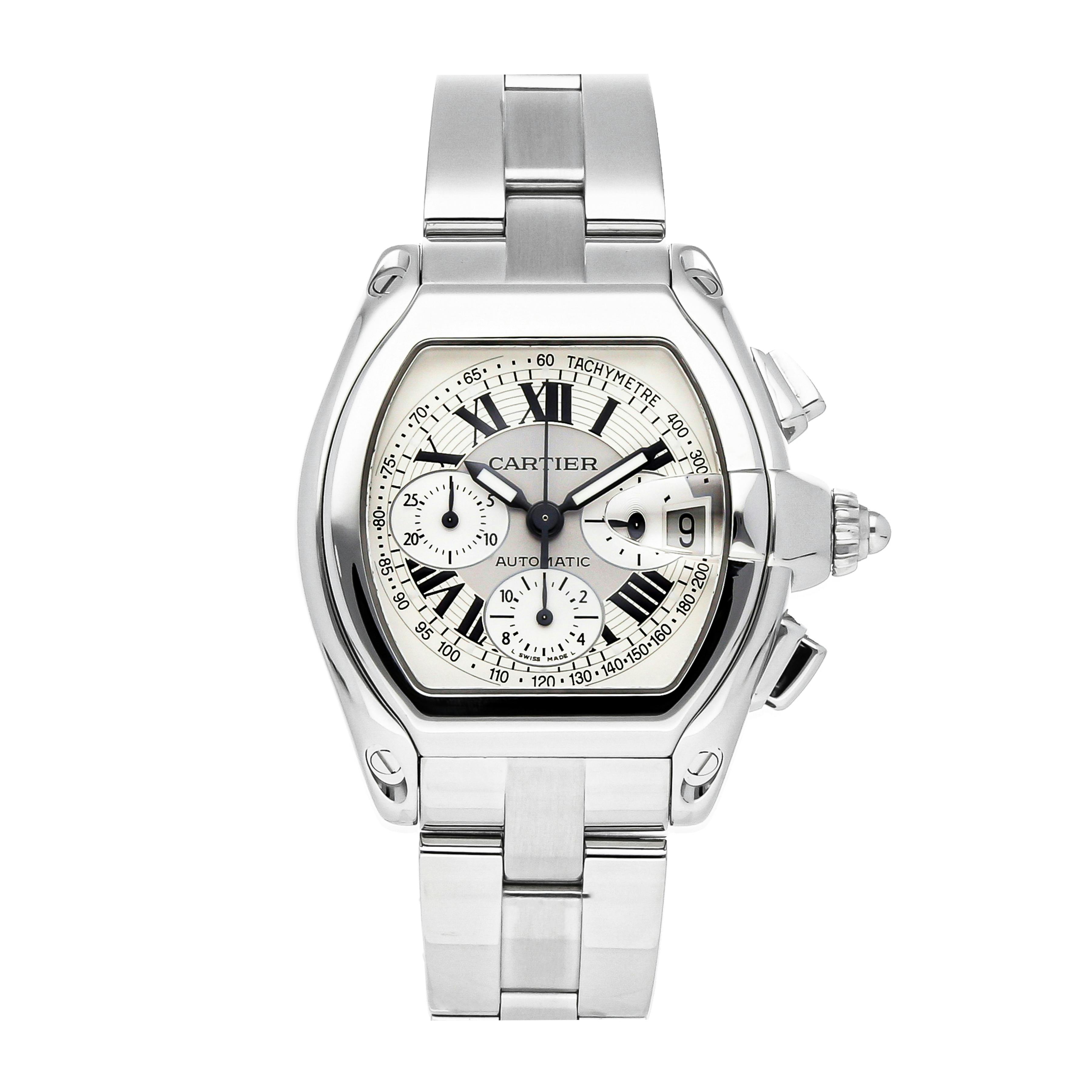 Pre Owned Cartier Roadster Chronograph XL W62006X6 Govberg Jewelers