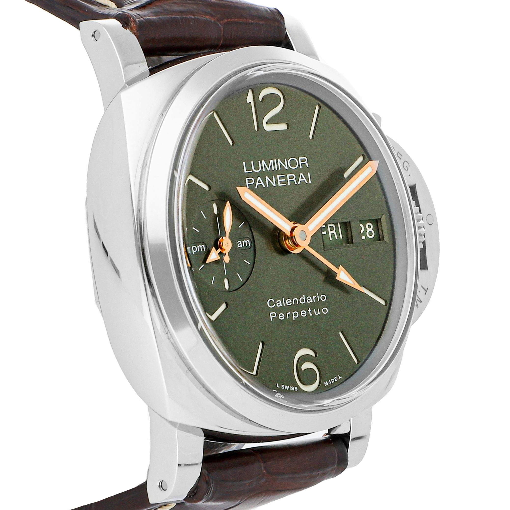 Pre Owned Panerai Luminor Perpetual Calendar Platinumtech PAM 715