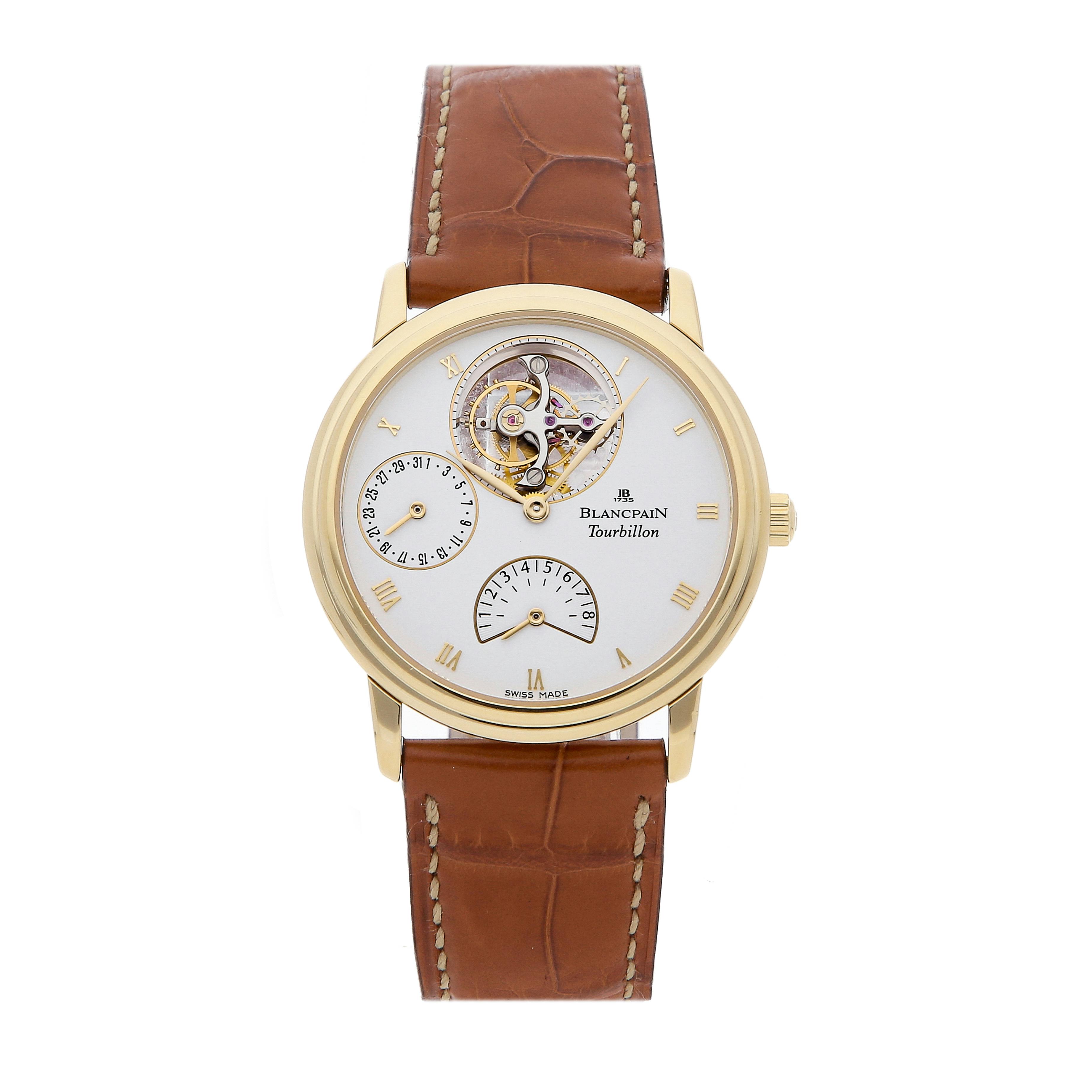 Pre Owned Blancpain Villeret Tourbillon 0023 1418 55 WatchBox