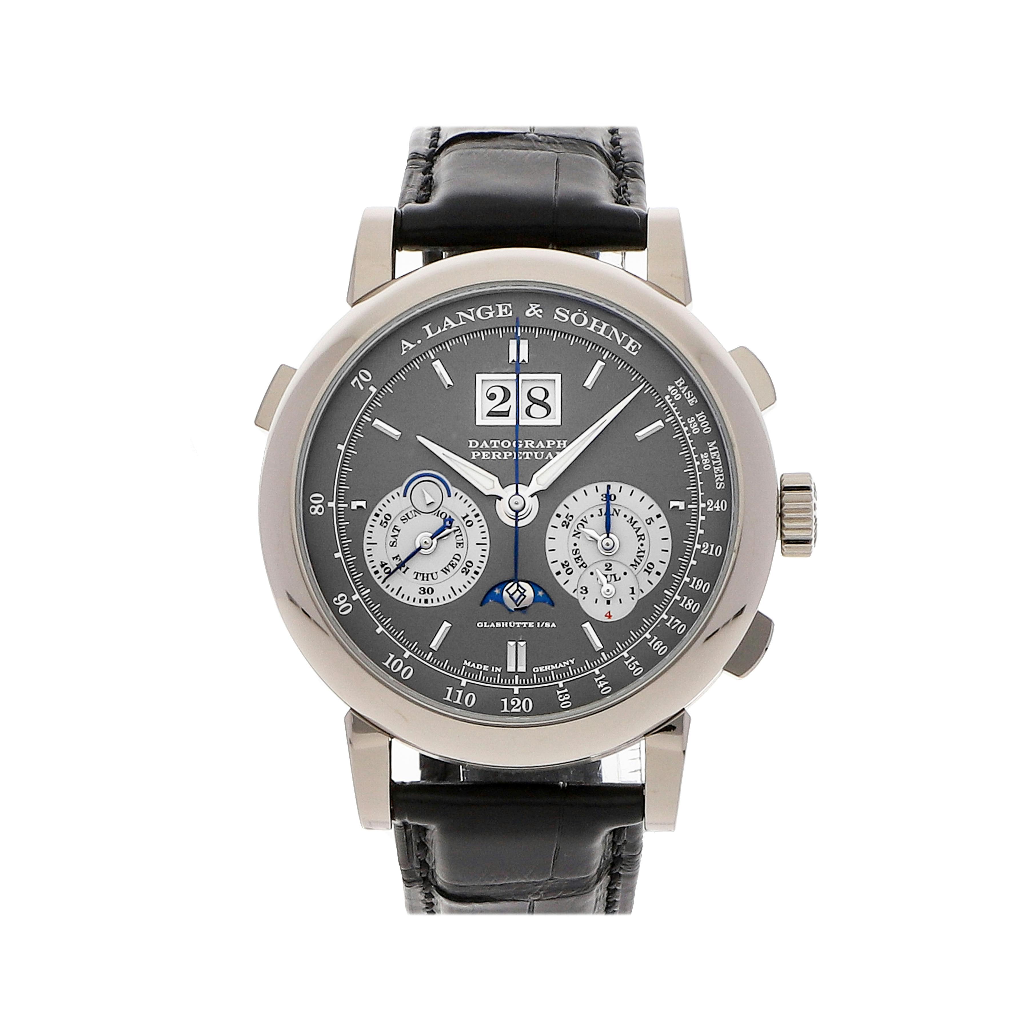 Pre Owned A. Lange Sohne Saxonia Datograph Perpetual Calendar