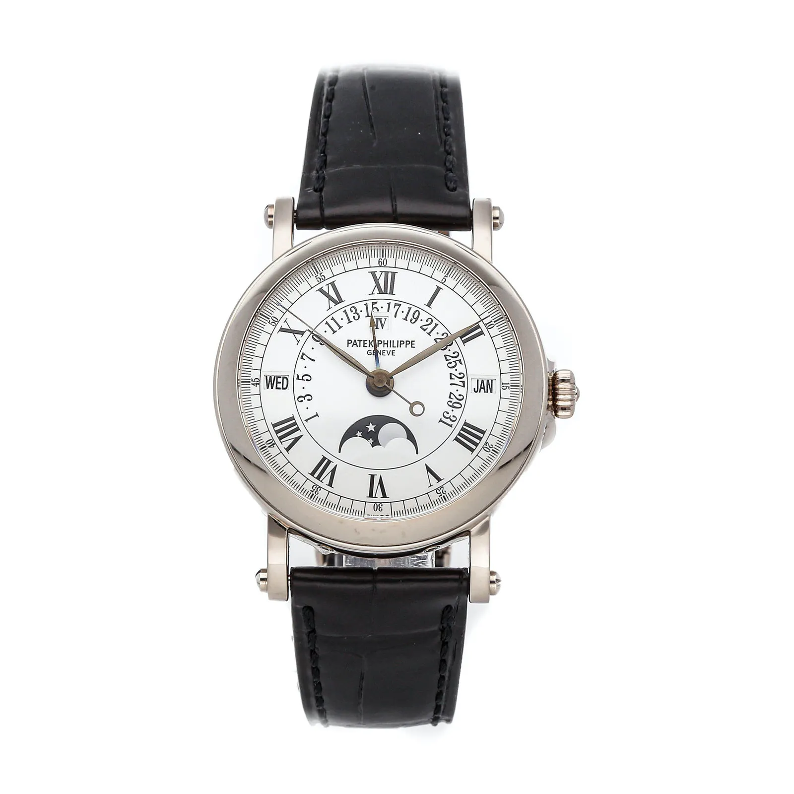 Pre-Owned Patek Philippe Grand Complications Perpetual Calendar Retrograde  5059G-001