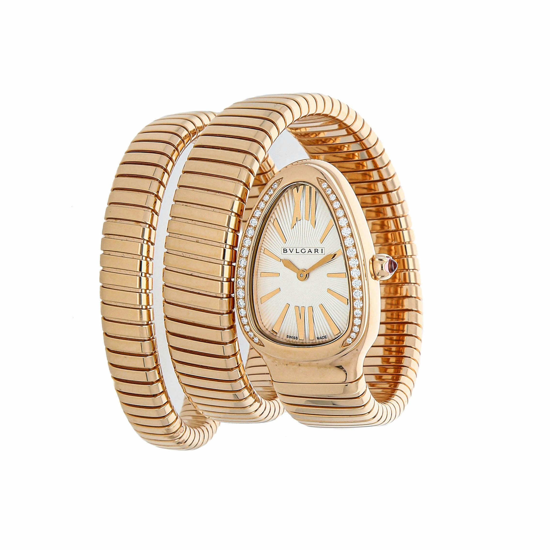 Pre owned bulgari serpenti watch sale