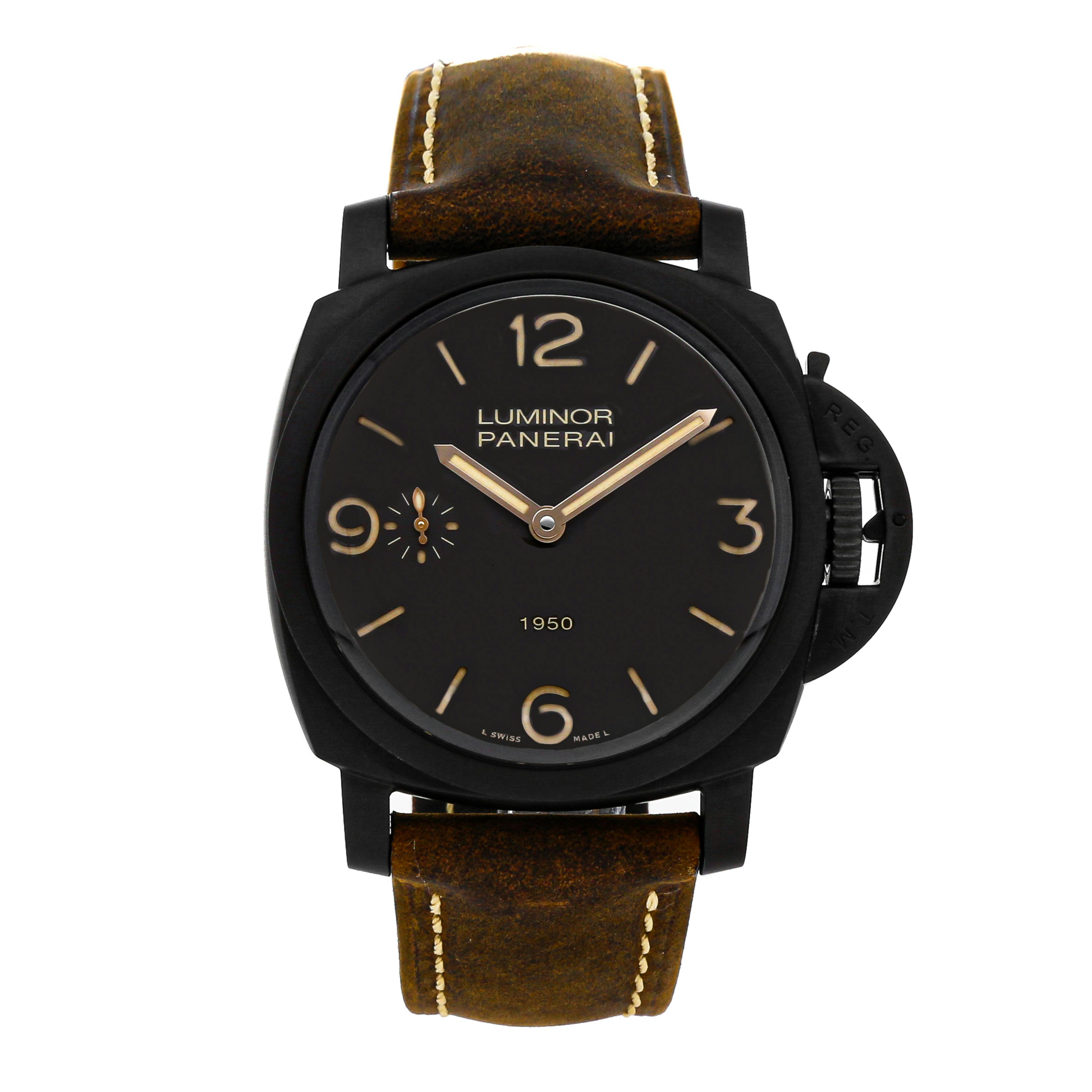 Pre Owned Panerai Luminor 1950 3 Days PAM 375 WatchBox