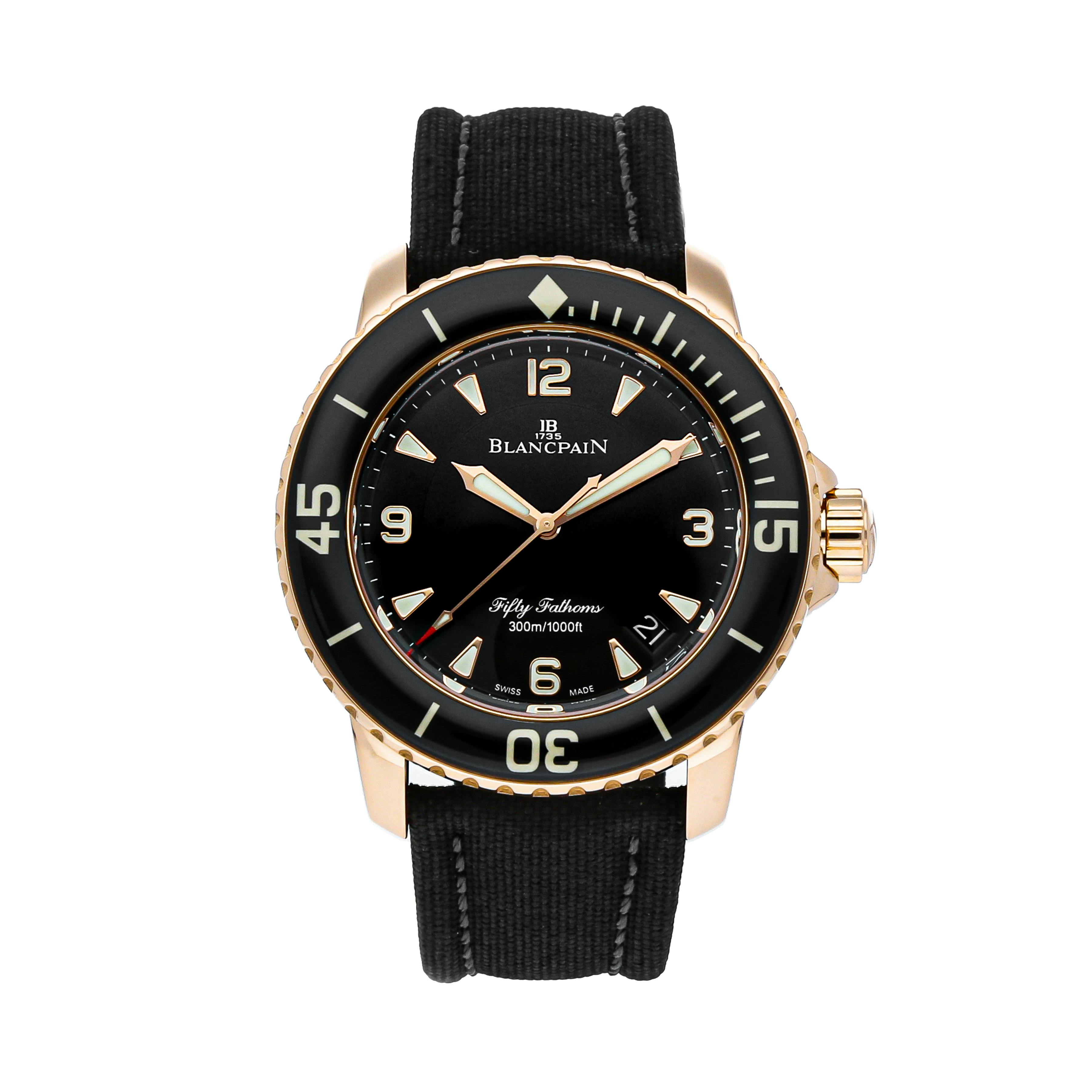 Pre Owned Blancpain Fifty Fathoms Automatique 5015 3630 52A