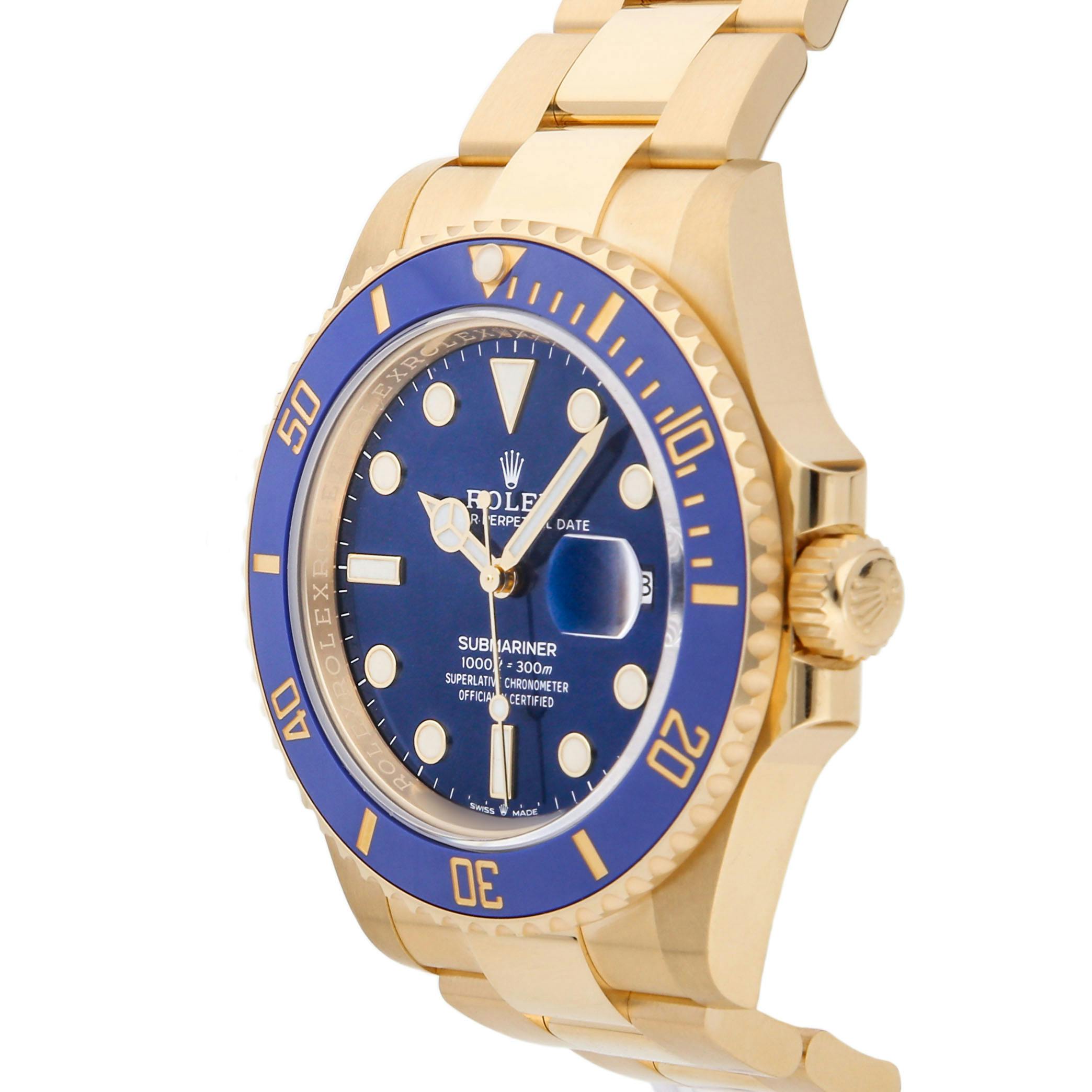 used rolex gold submariner