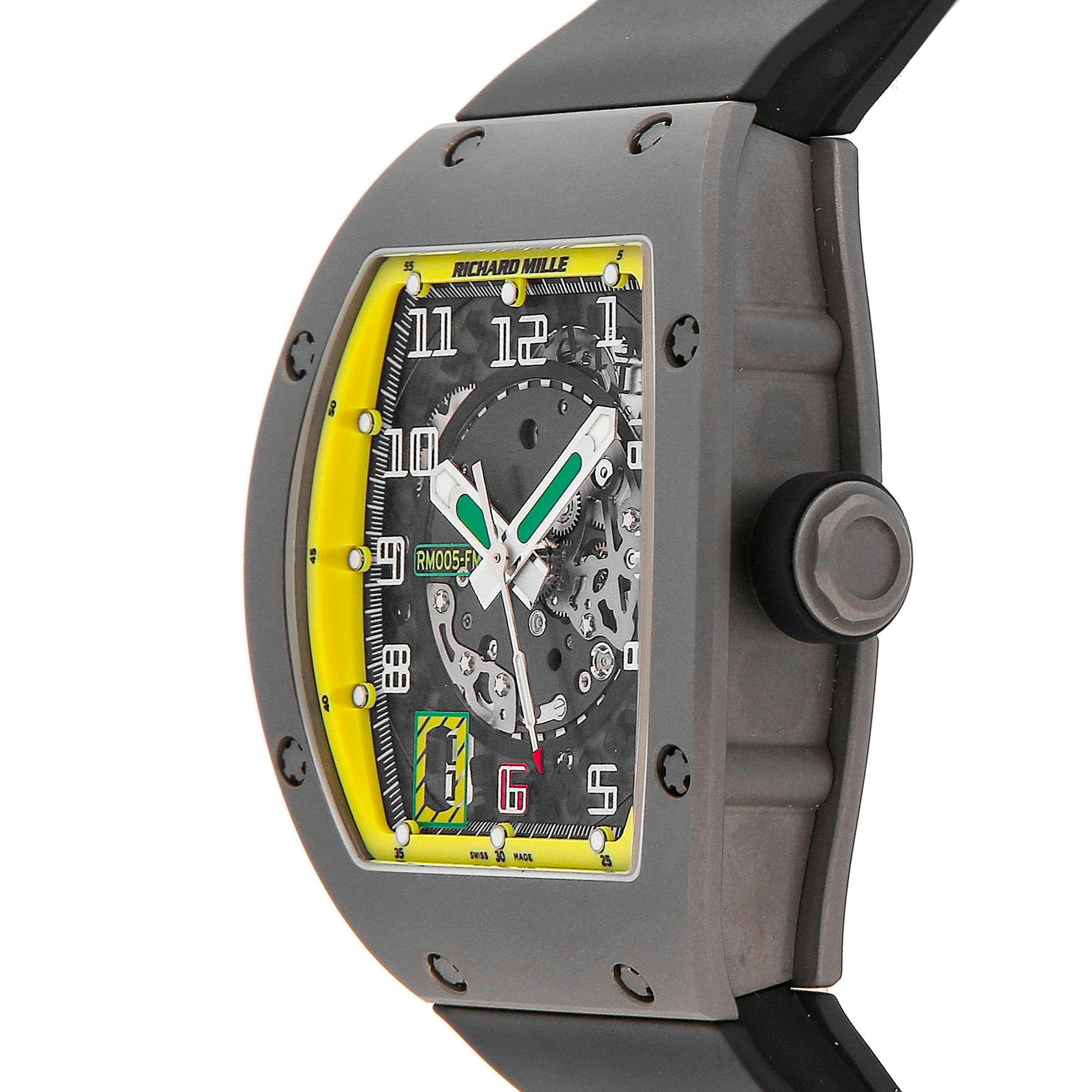 Pre Owned Richard Mille RM 005 Felipe Massa Limited Edition RM005