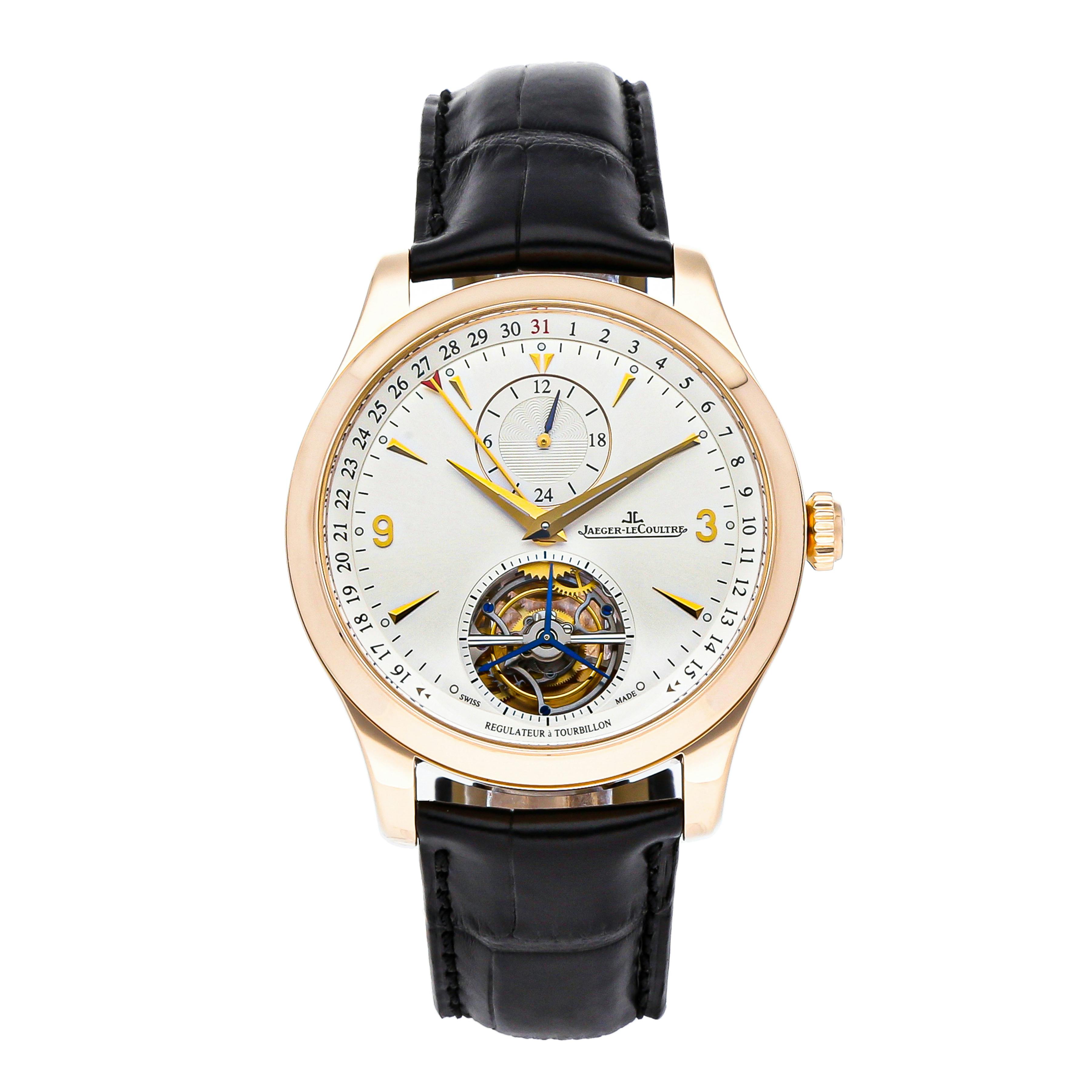 Pre Owned Jaeger LeCoultre Master Control Tourbillon Dual Time