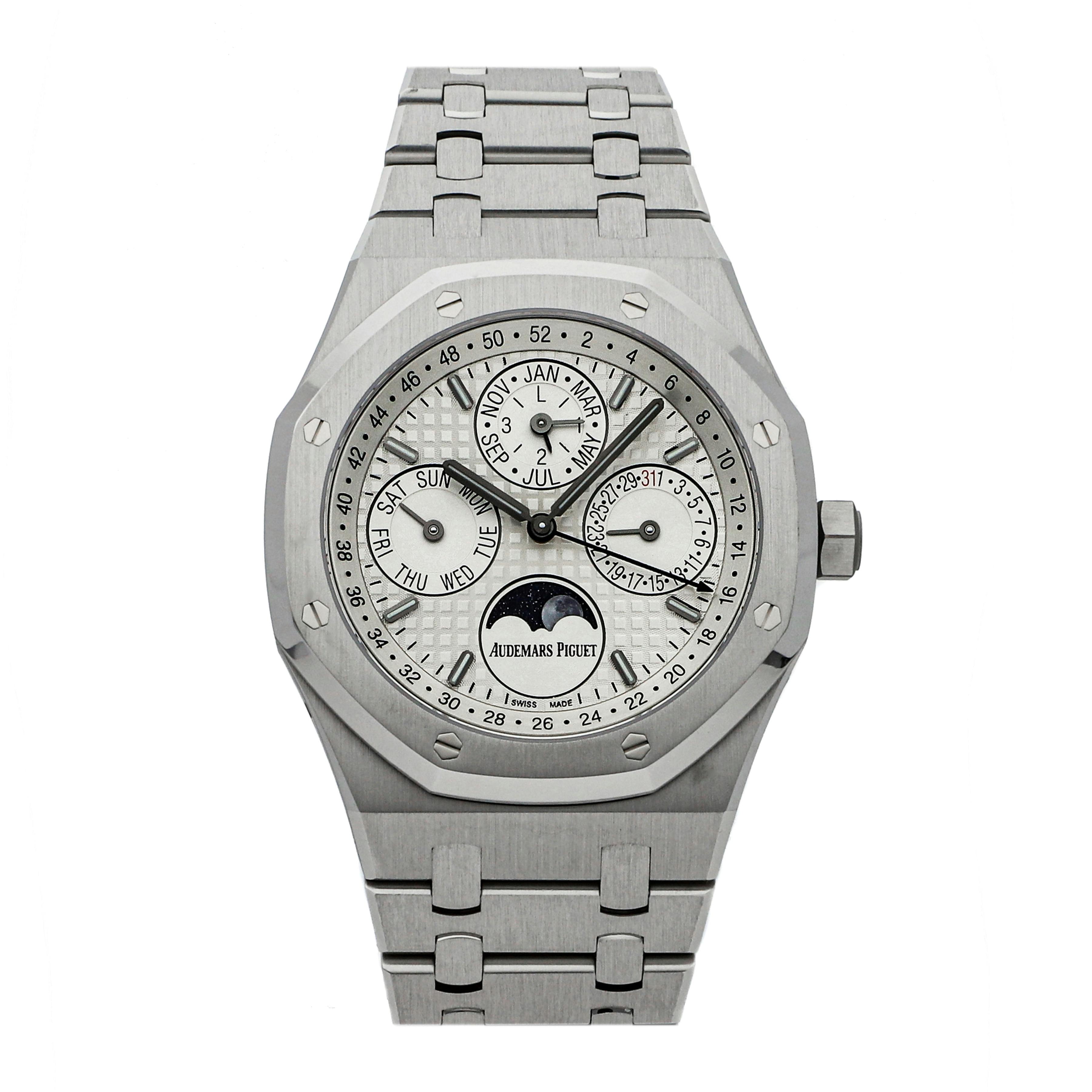 Pre Owned Audemars Piguet Royal Oak Perpetual Calendar 26574ST.OO