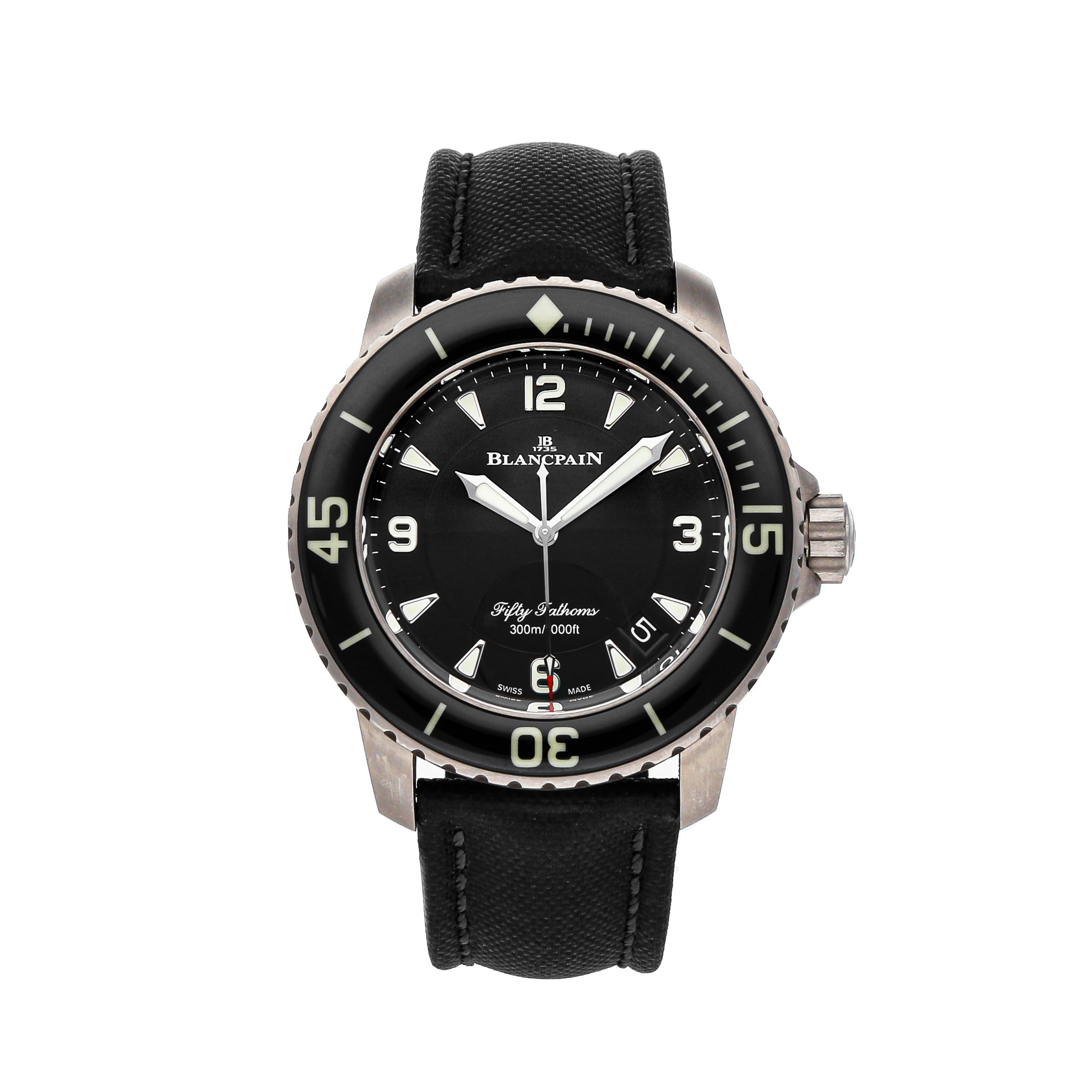 Pre-Owned Blancpain Fifty Fathoms 5015-12B30-B52A | WatchBox