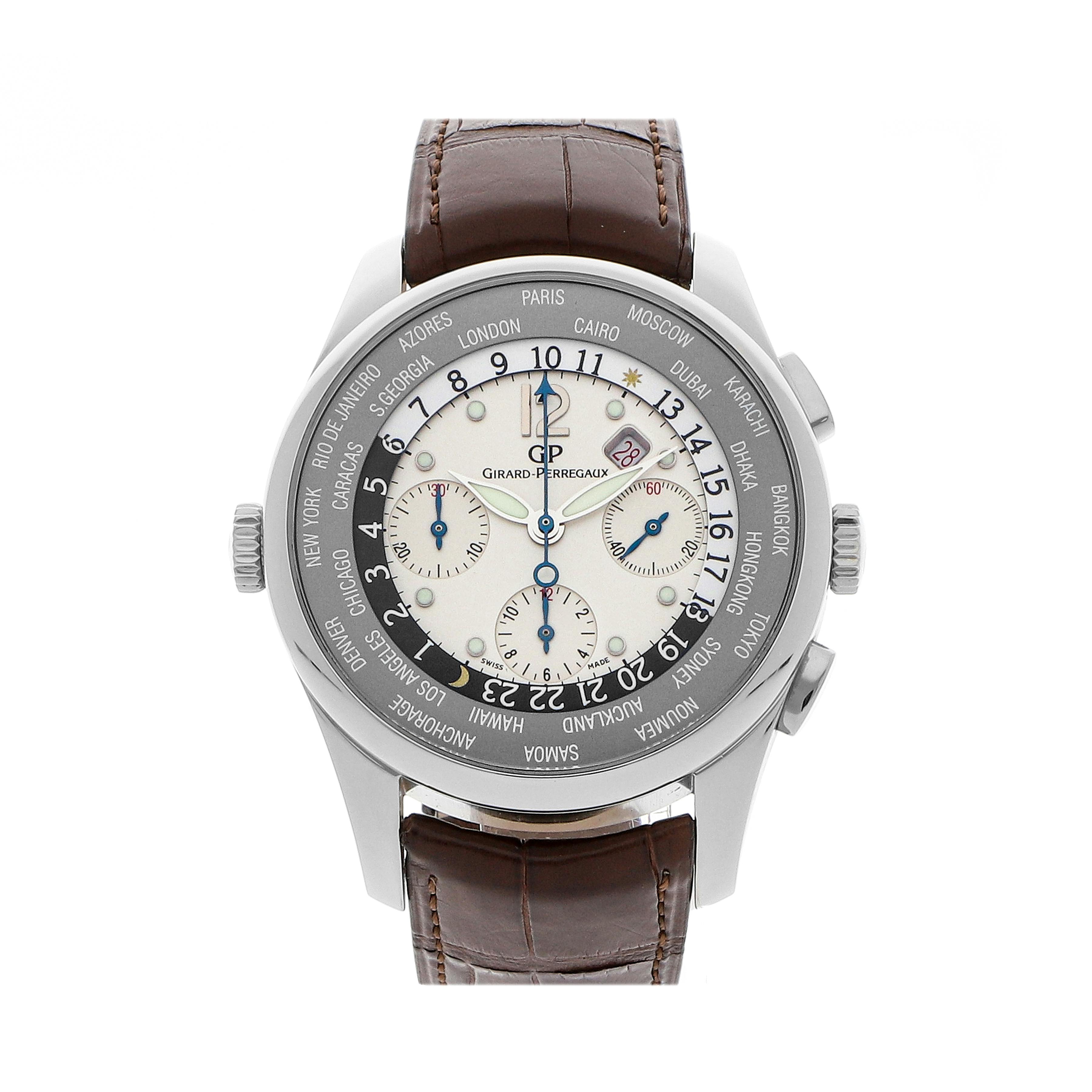 Pre Owned Girard Perregaux SS WW.TC Chronograph Limited Edition