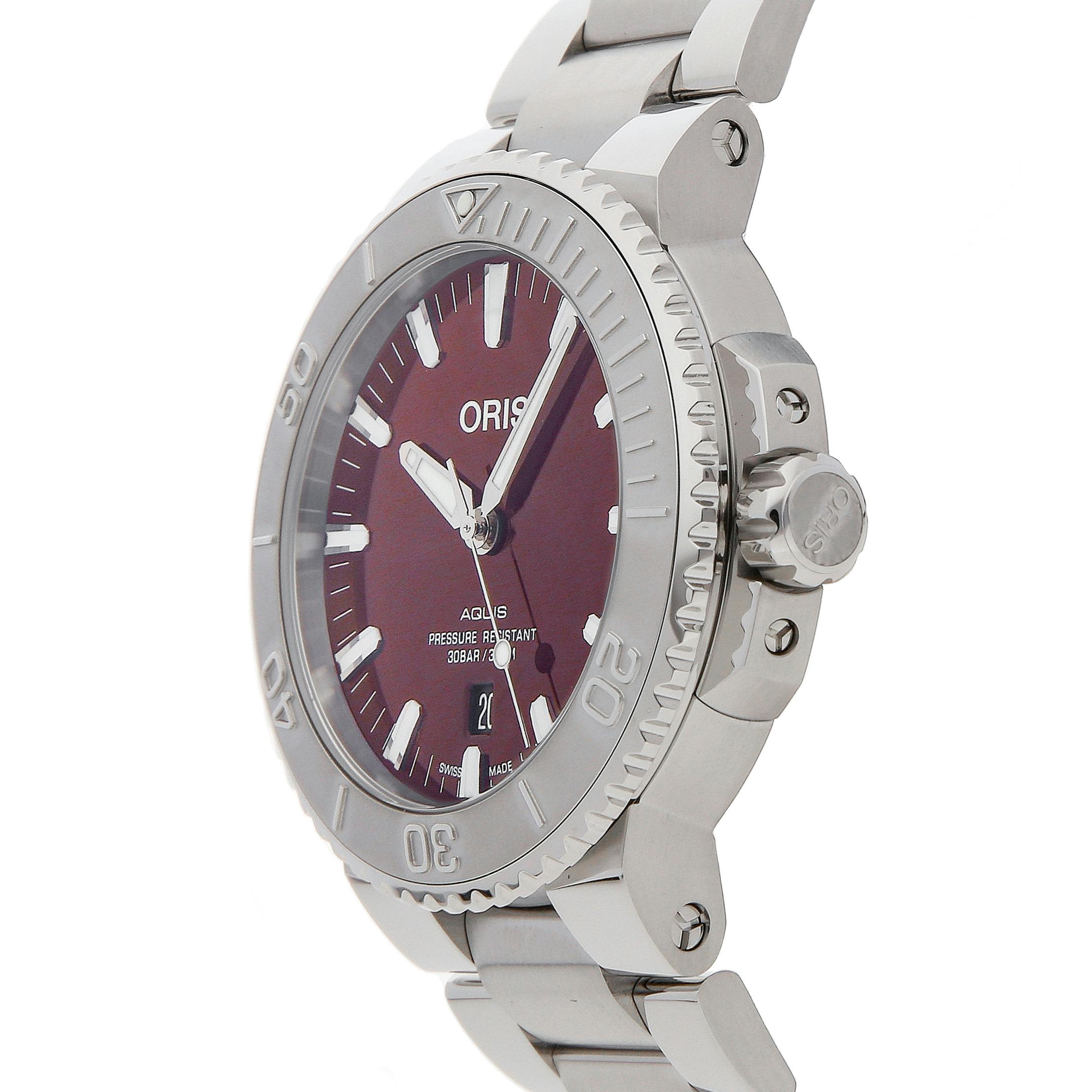 Pre Owned Oris Aquis Date 01 733 7730 4158 07 8 24 05PEB Govberg