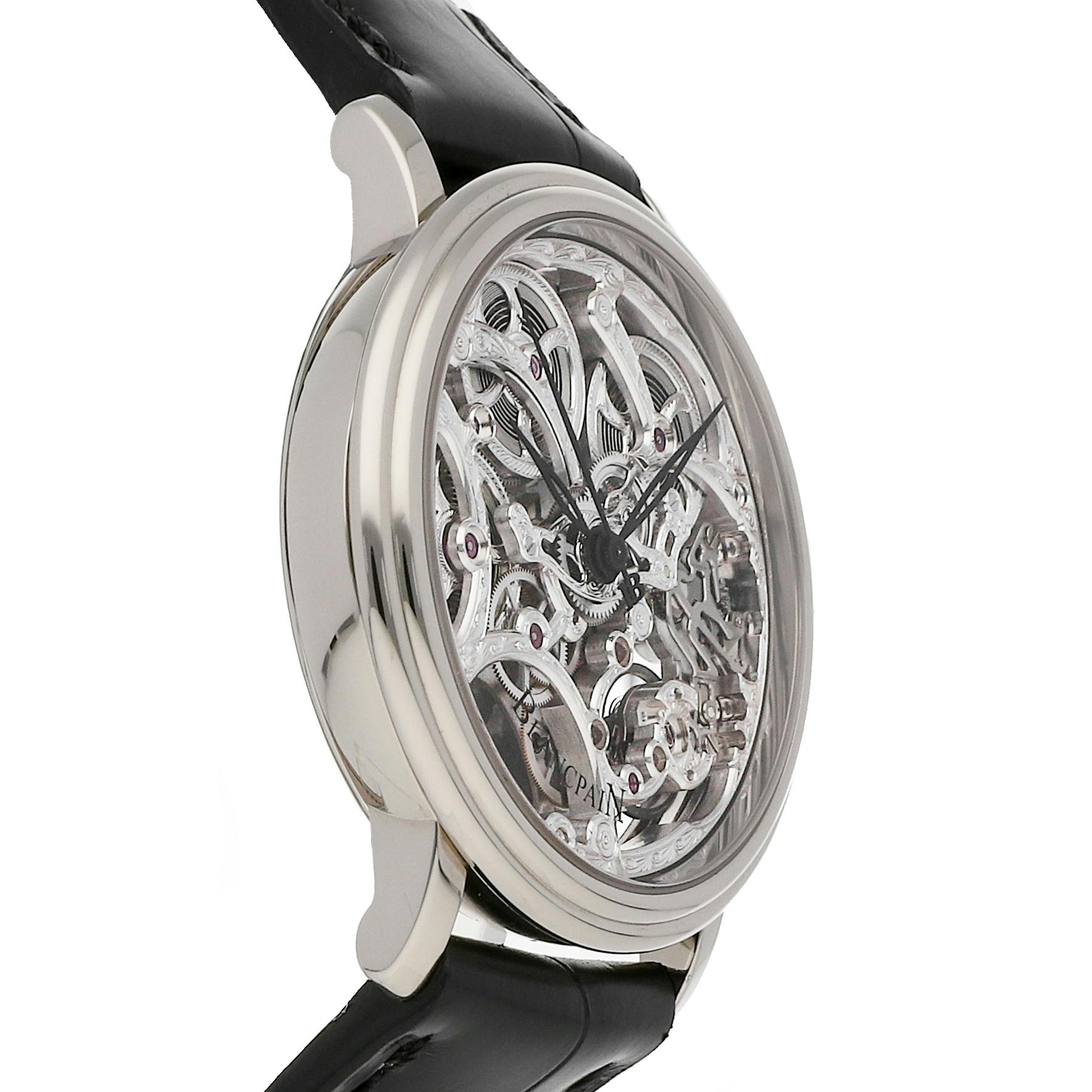 Blancpain discount skeleton watch