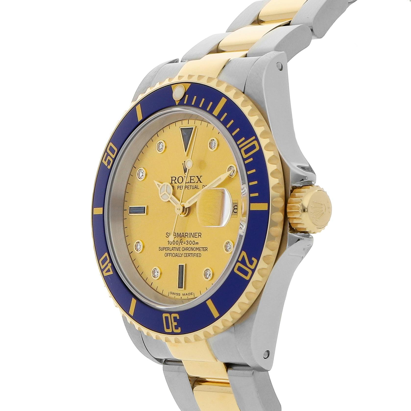 used rolex gold submariner