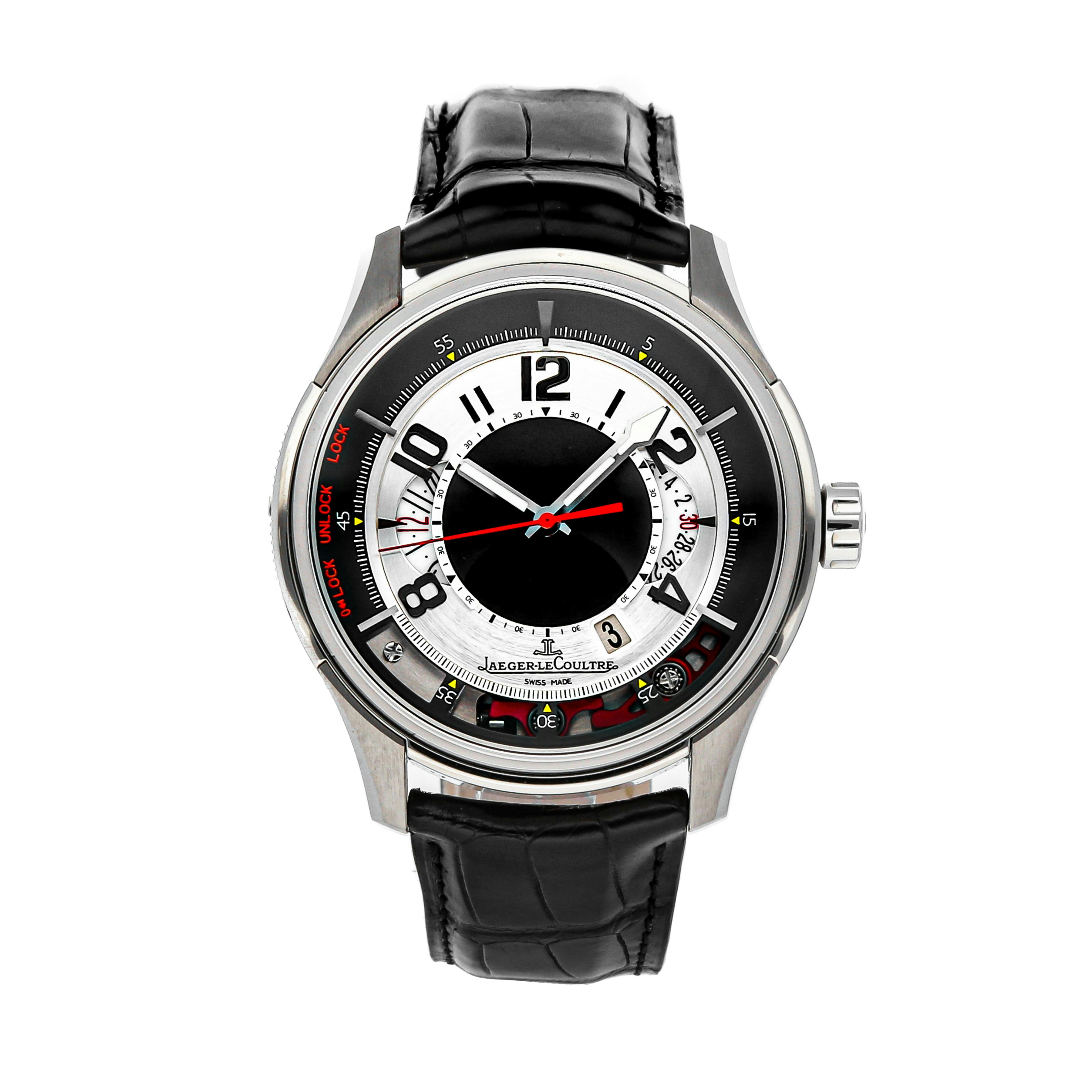 Watch Jaeger-LeCoultre AMVOX5 World Chronograph | AMVOX Q193J471 Ceramic -  Titanium