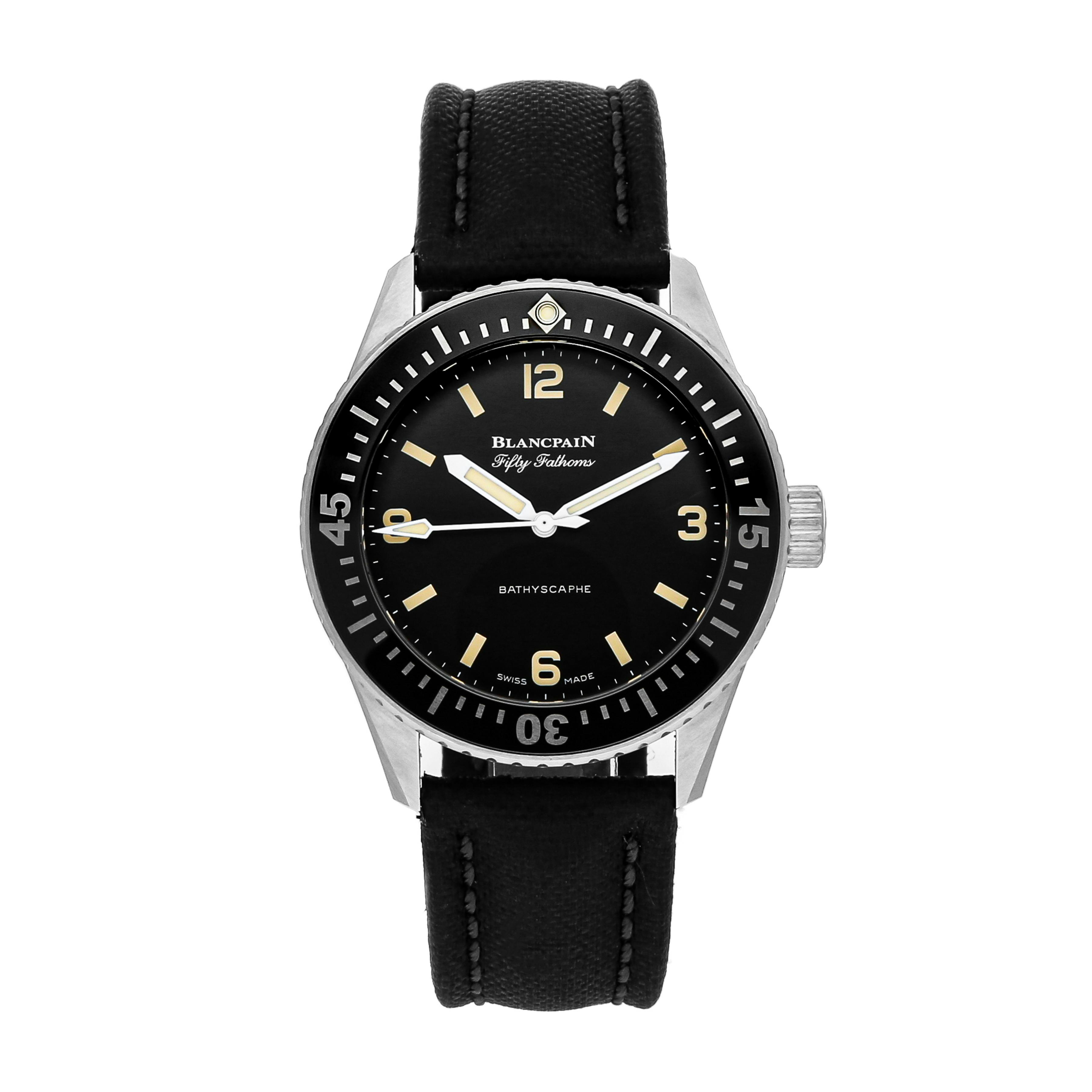 Pre Owned Blancpain Fifty Fathoms Bathyscaphe Hodinkee Limited