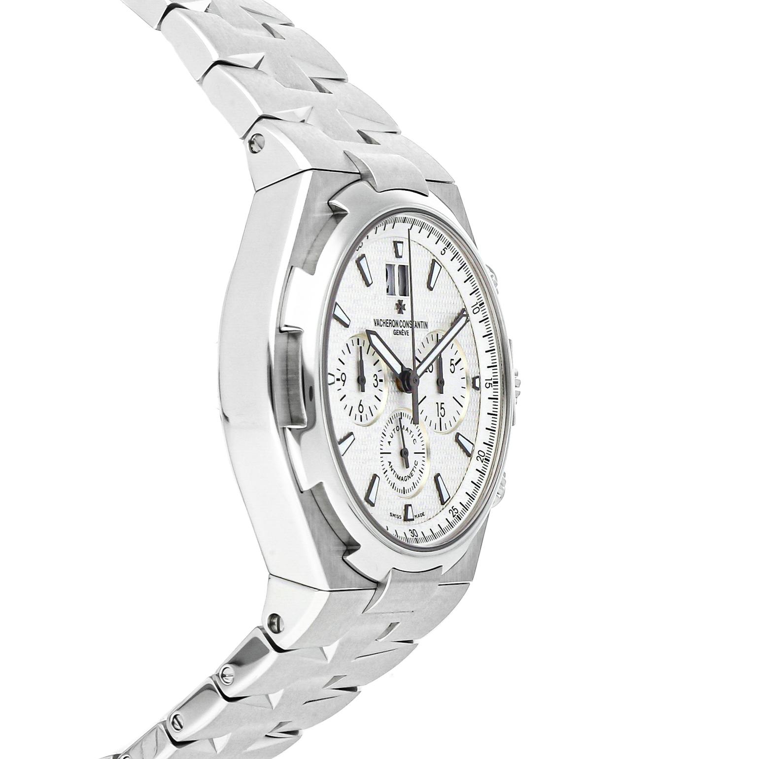 Vacheron Constantin Overseas Chronograph white dial - Perfect condition -  serviced - with box 49150 » Monacowatch