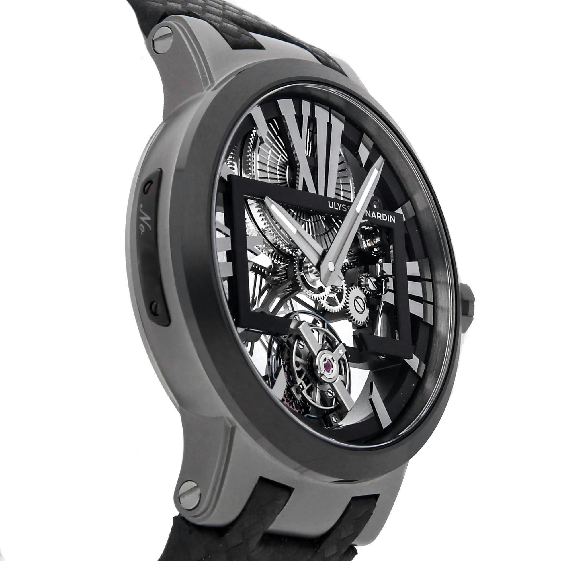 Pre Owned Ulysse Nardin Executive Skeleton Tourbillon 1713 139