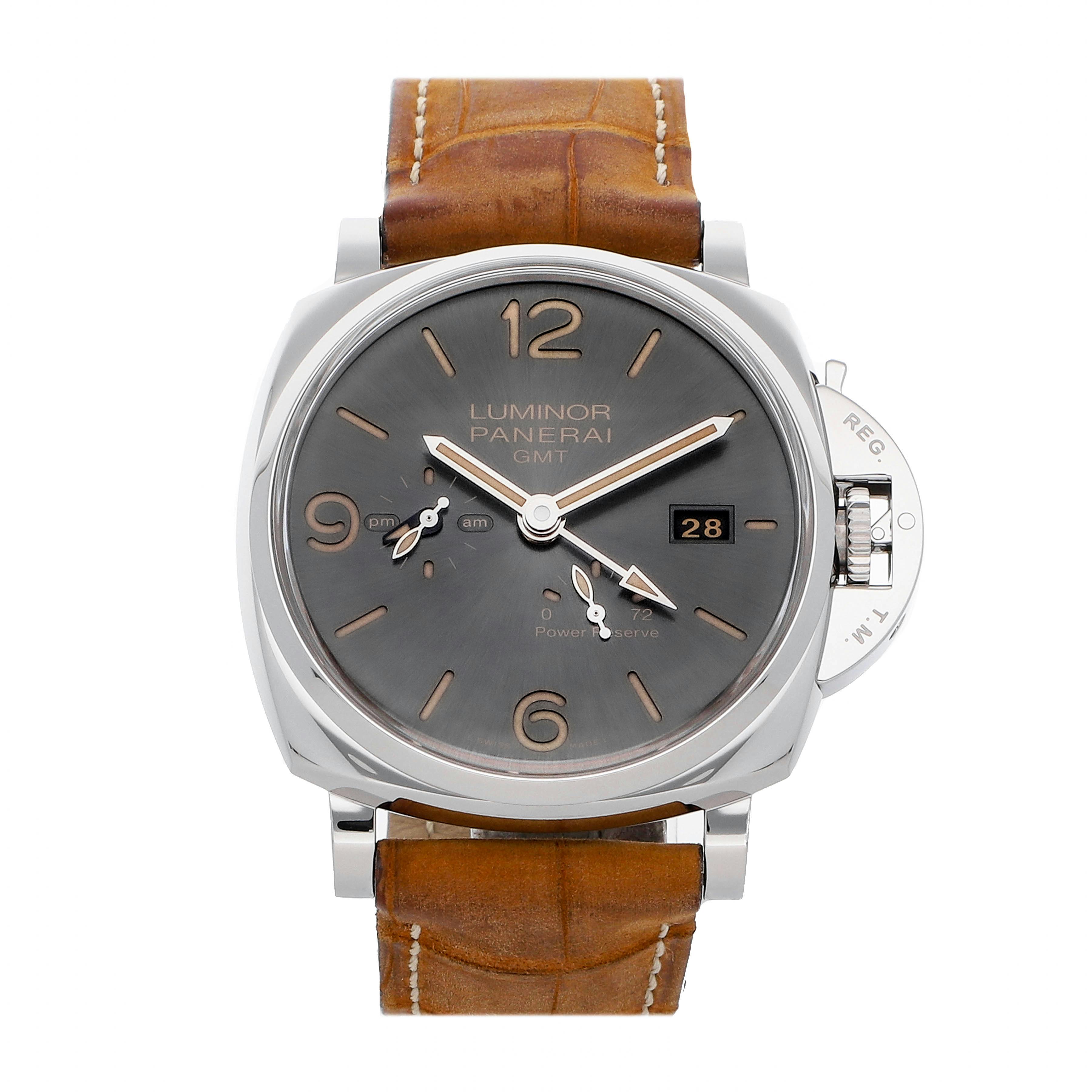 Pre Owned Panerai Luminor Due 3 Days GMT PAM 944 WatchBox