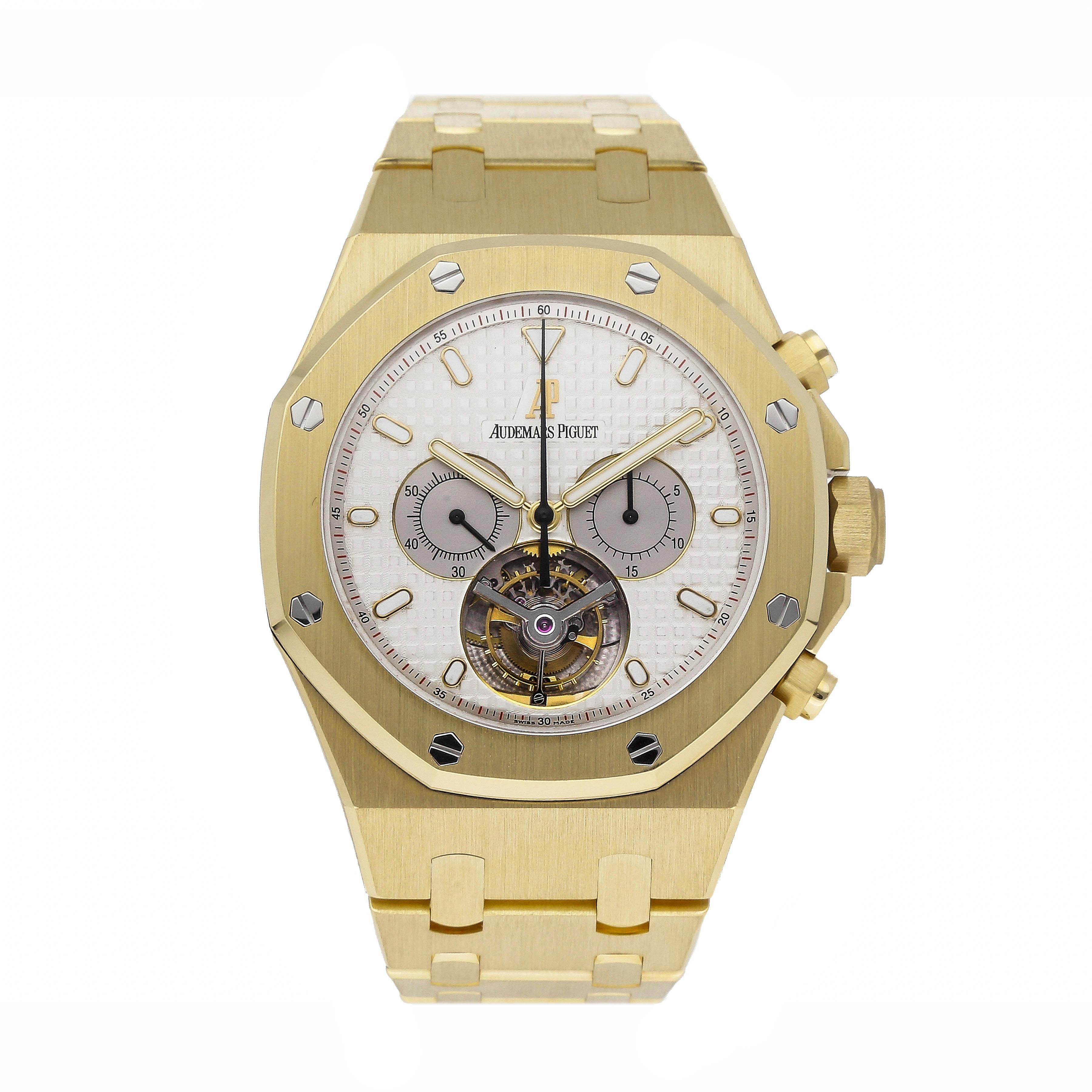 Pre Owned Audemars Piguet Royal Oak Tourbillon Chronograph 25977BA