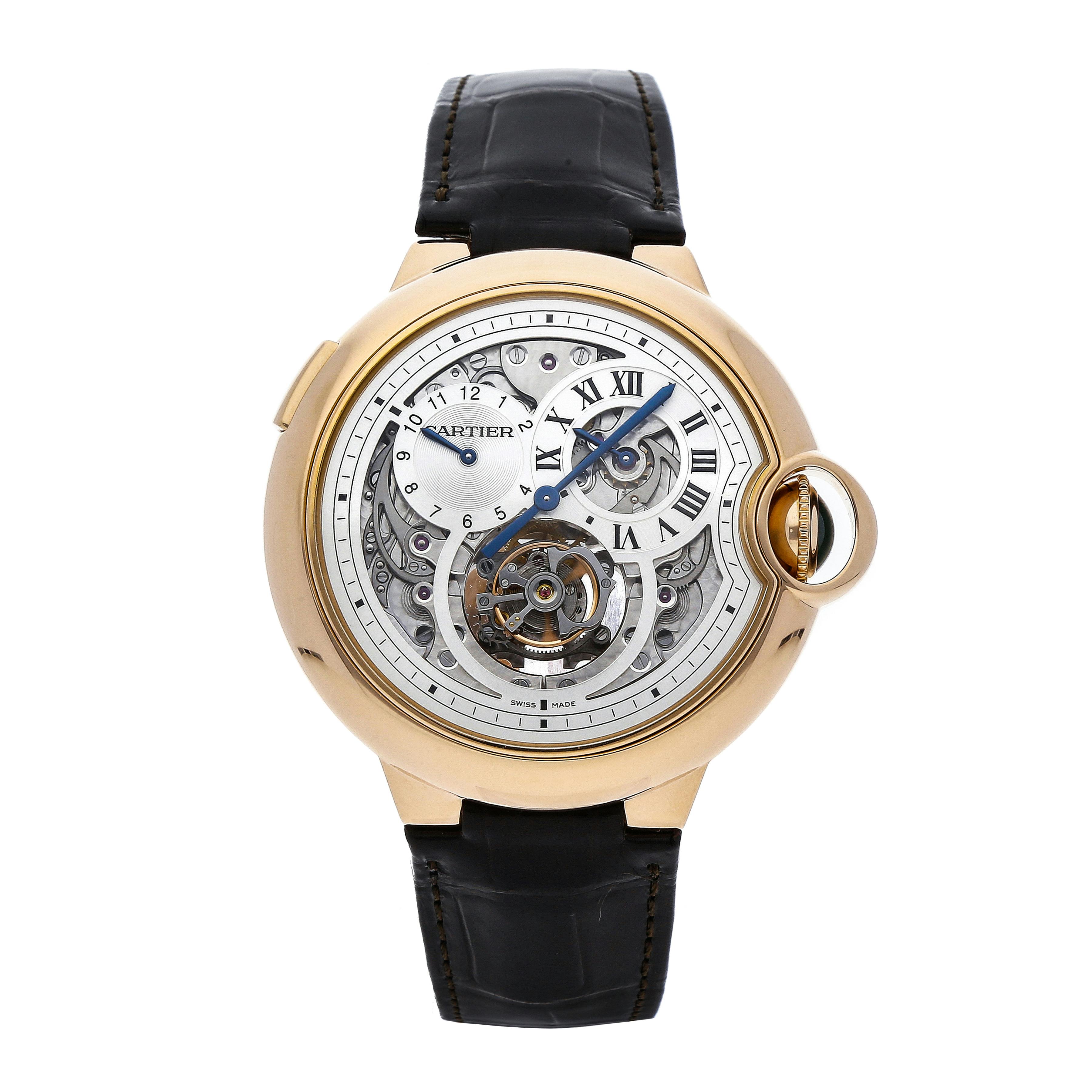 Cartier ballon bleu clearance skeleton