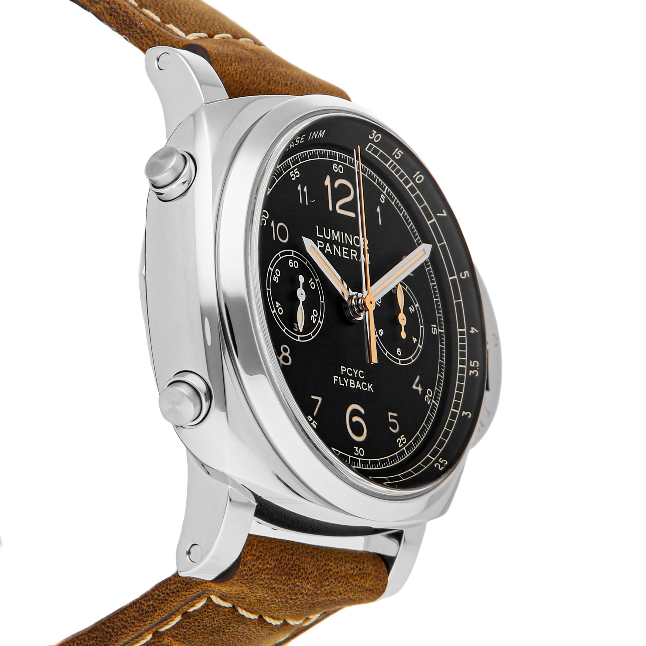 Pre Owned Panerai Luminor 1950 PCYC 3 Days Flyback Chronograph PAM