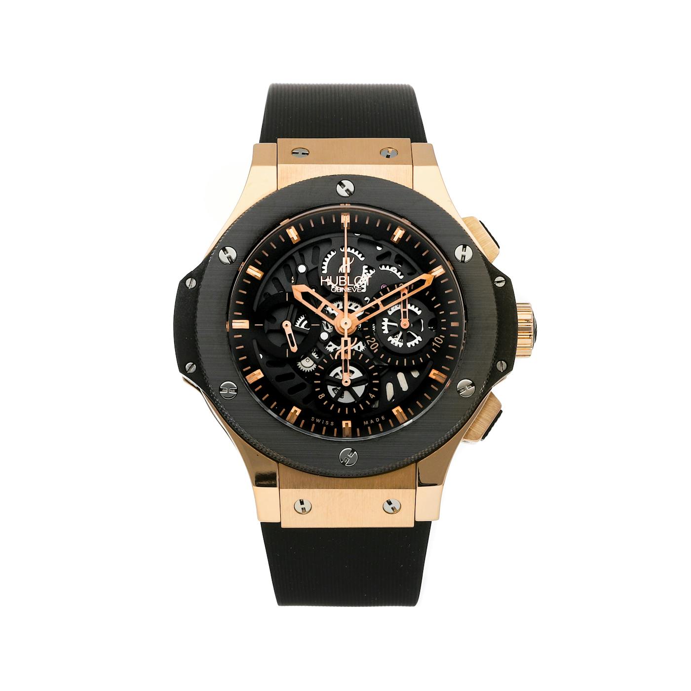 Pre Owned Hublot Aero Bang 310pm1180rx Watchbox 0365