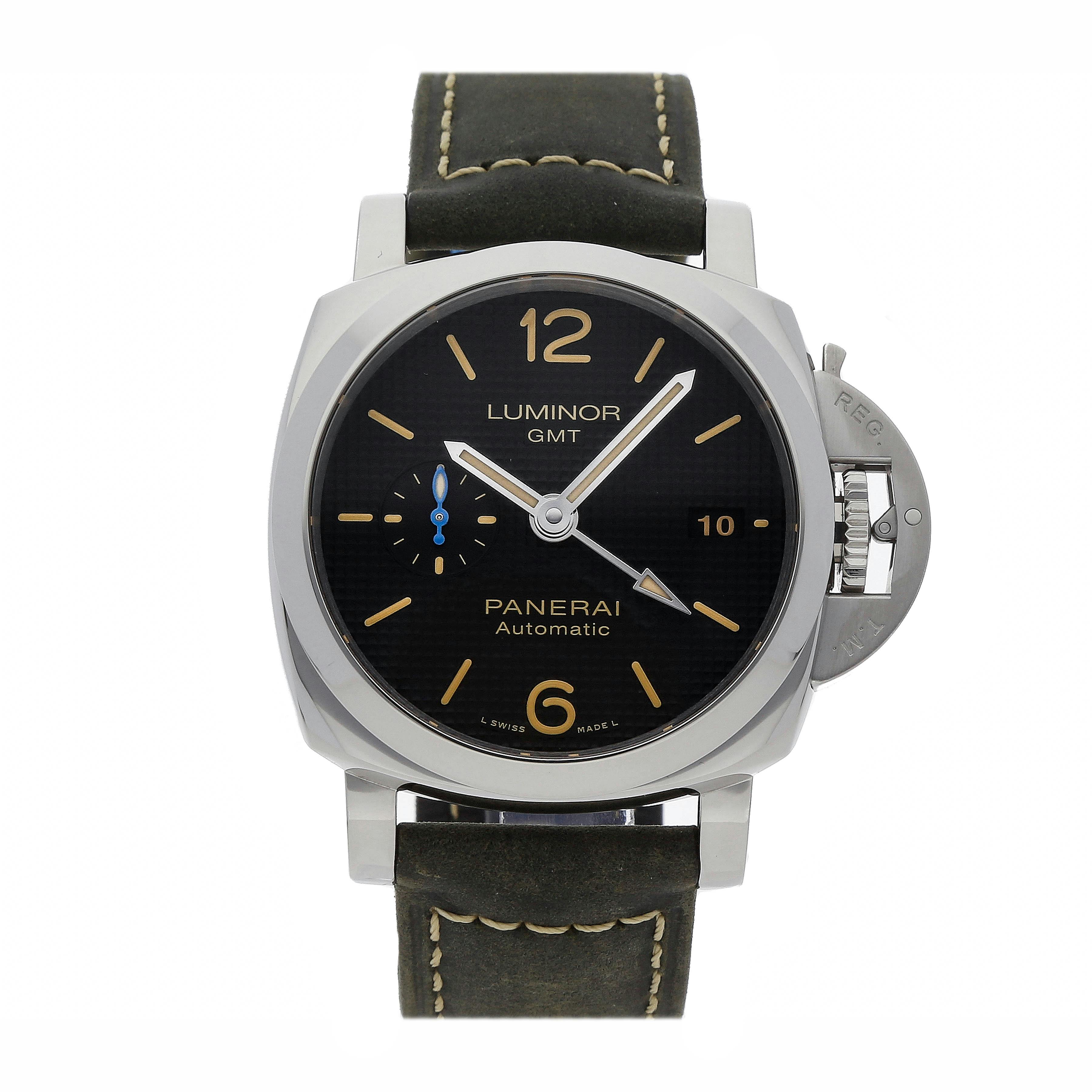 Pre Owned Panerai Luminor 1950 GMT PAM 1535 WatchBox