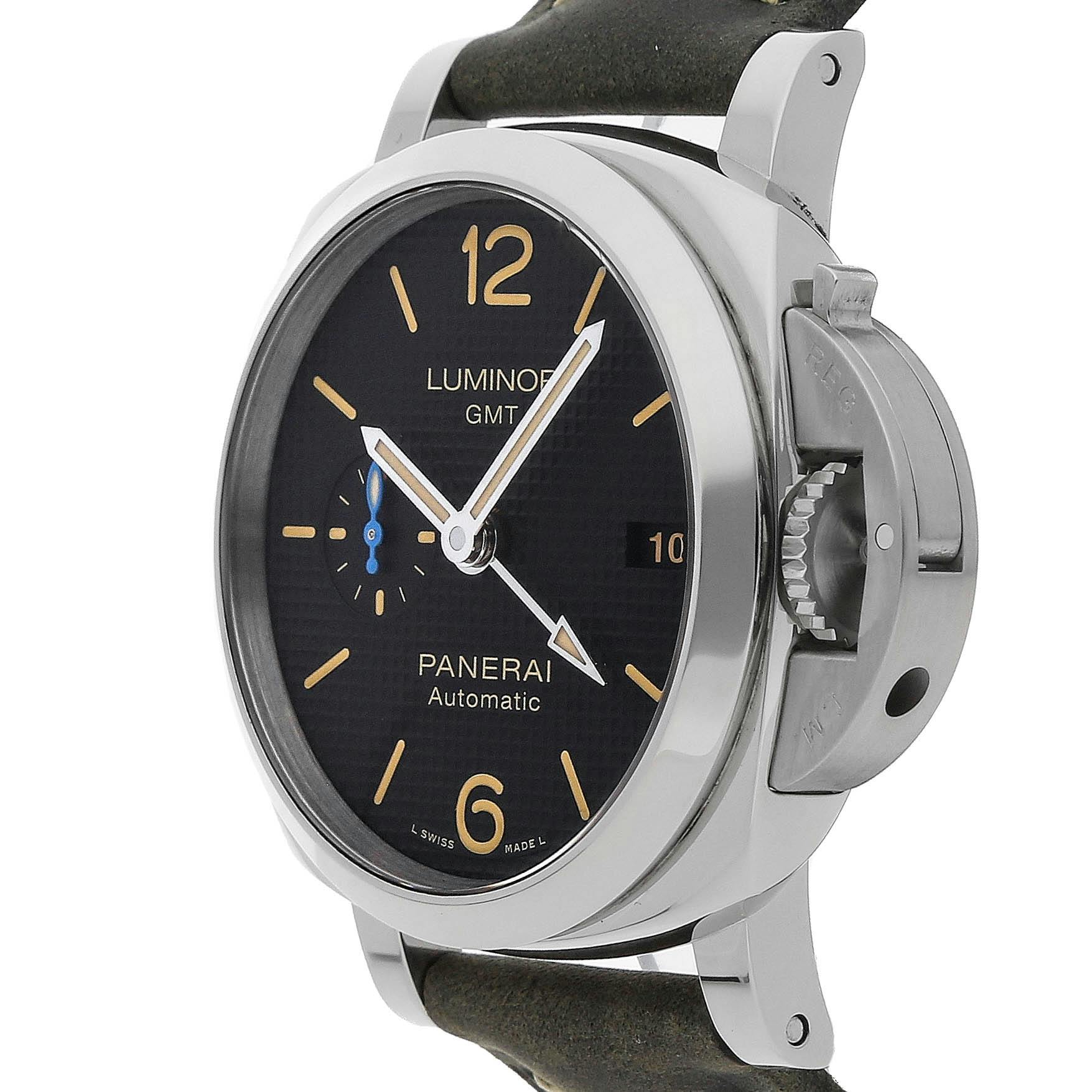 Pre Owned Panerai Luminor 1950 GMT PAM 1535 WatchBox