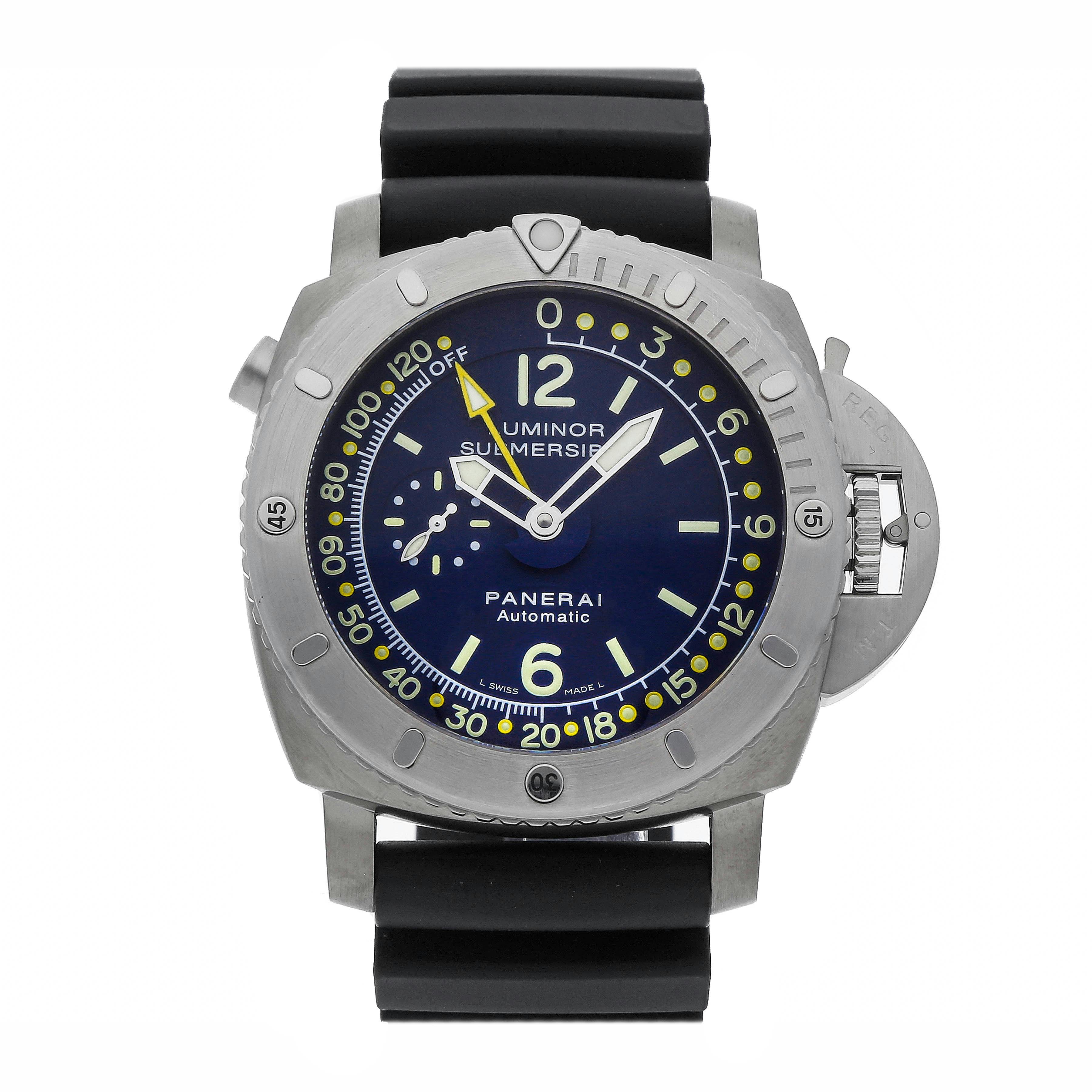 Pre Owned Panerai Luminor Submersible Pangaea Depth Gauge PAM 307