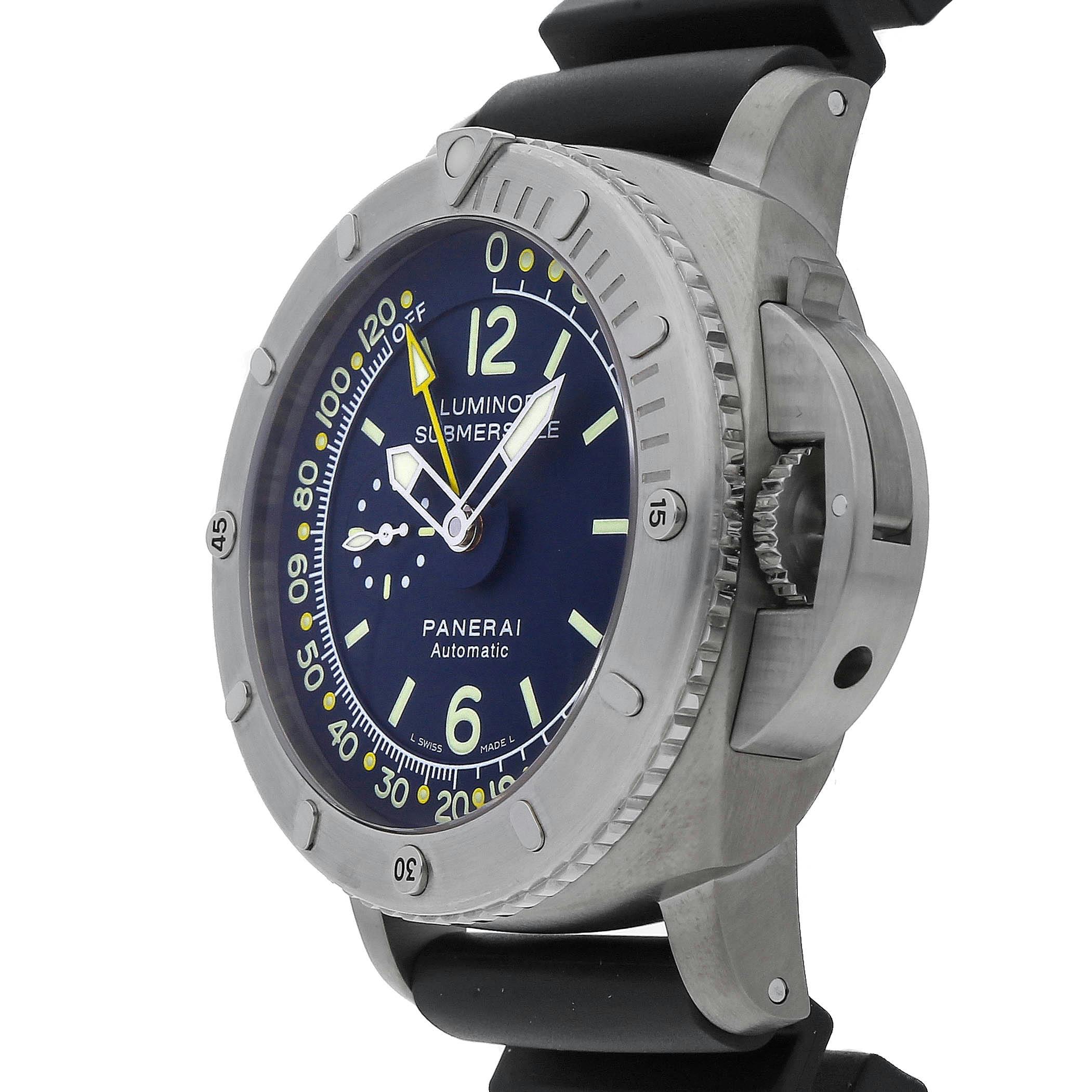 Pre Owned Panerai Luminor Submersible Pangaea Depth Gauge PAM 307