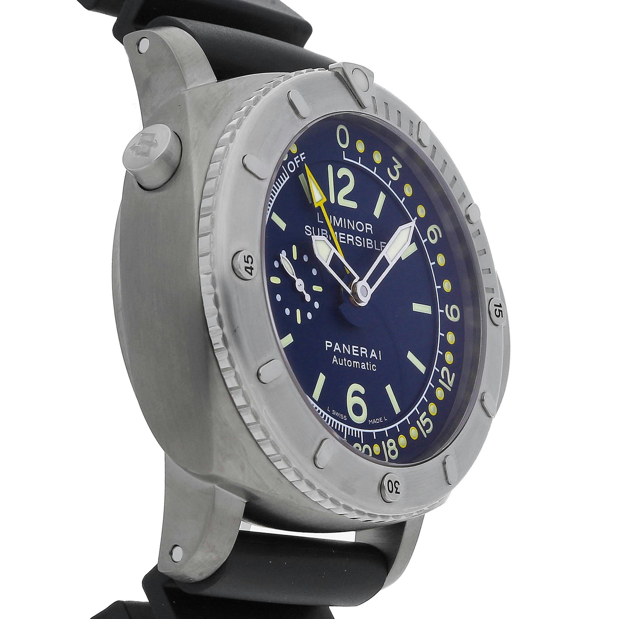 Pre Owned Panerai Luminor Submersible Pangaea Depth Gauge PAM 307