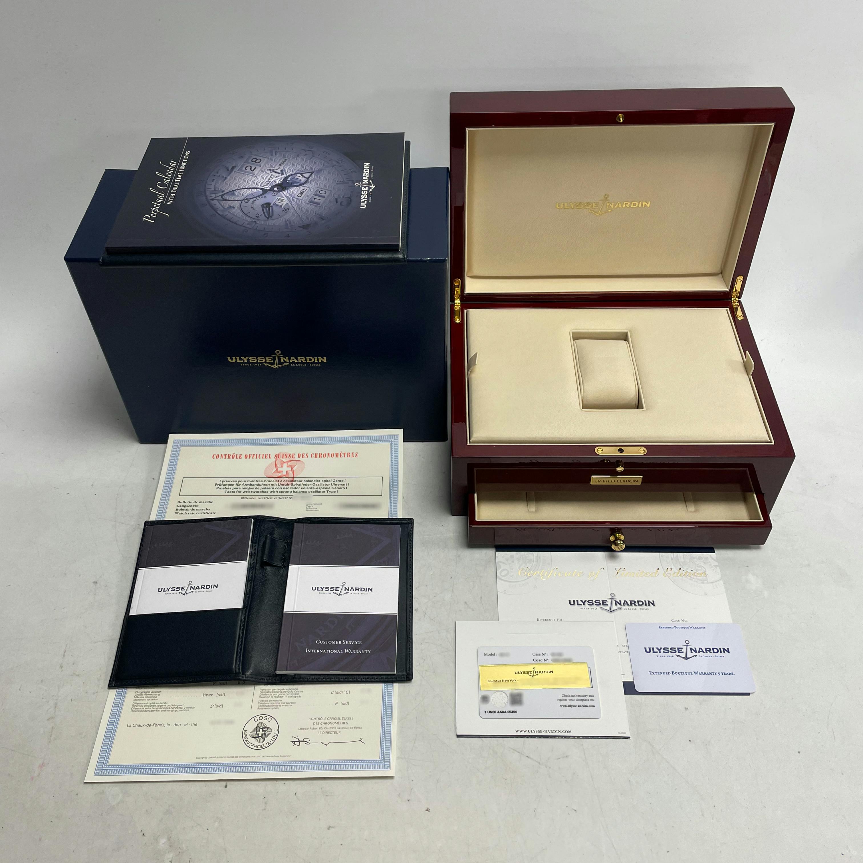 Ulysse nardin watch box hot sale